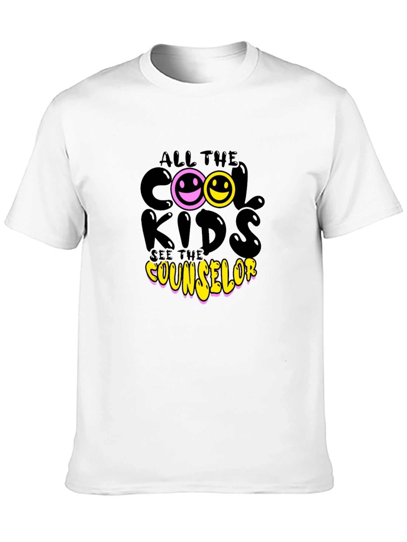 Cool Kids See Counselor Black T-Shirt