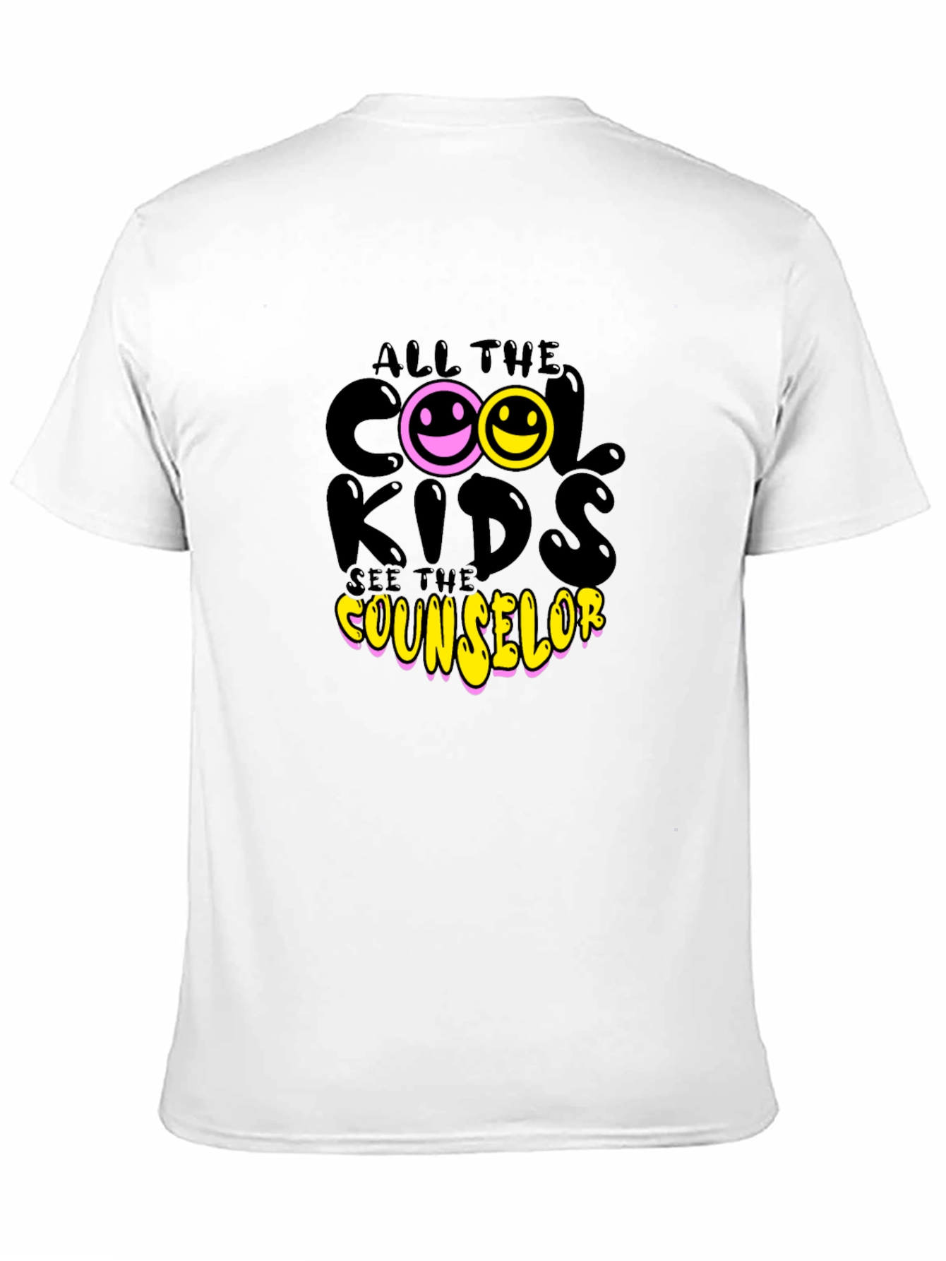 Cool Kids See Counselor Black T-Shirt