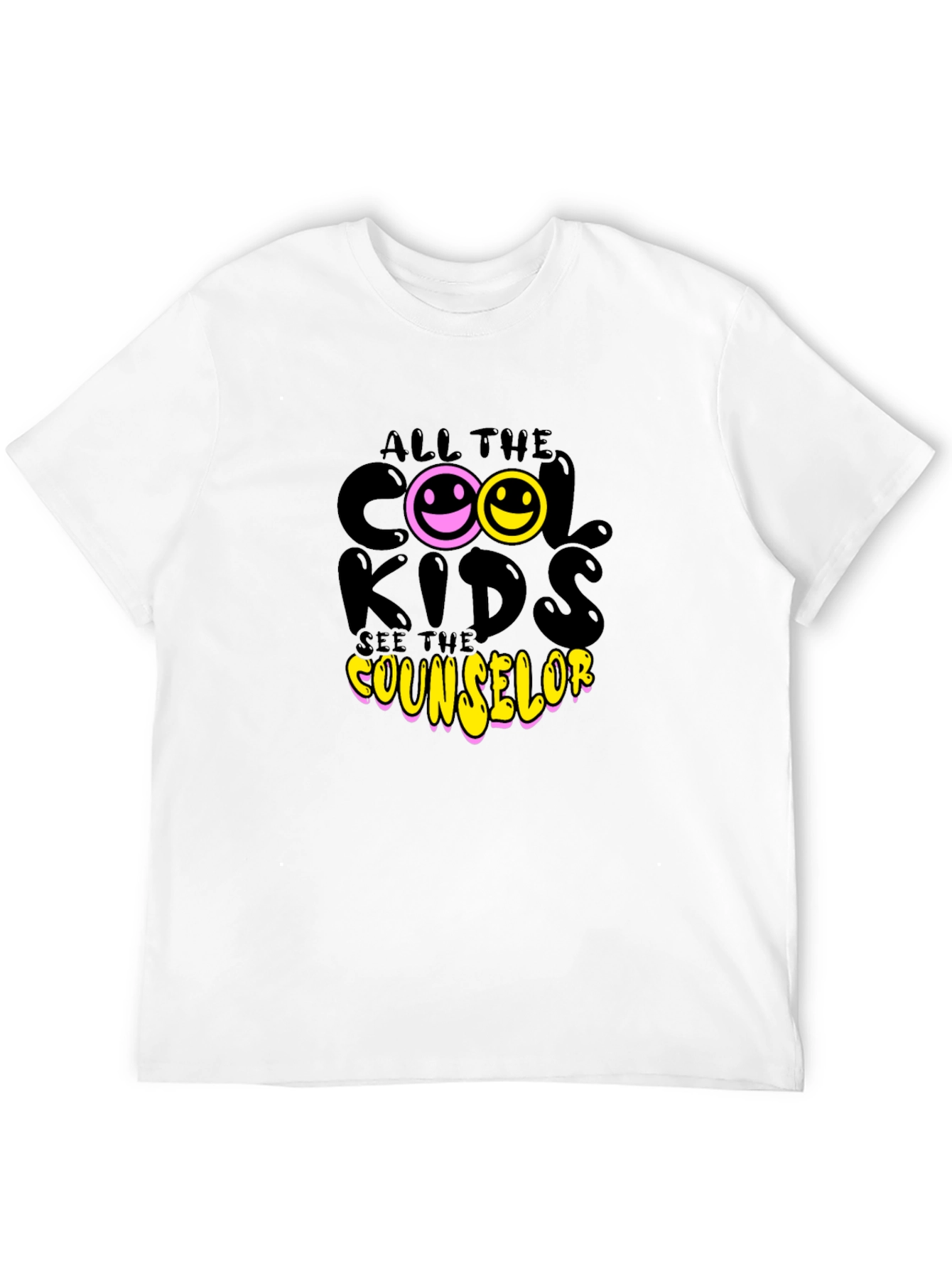 Cool Kids See Counselor Black T-Shirt