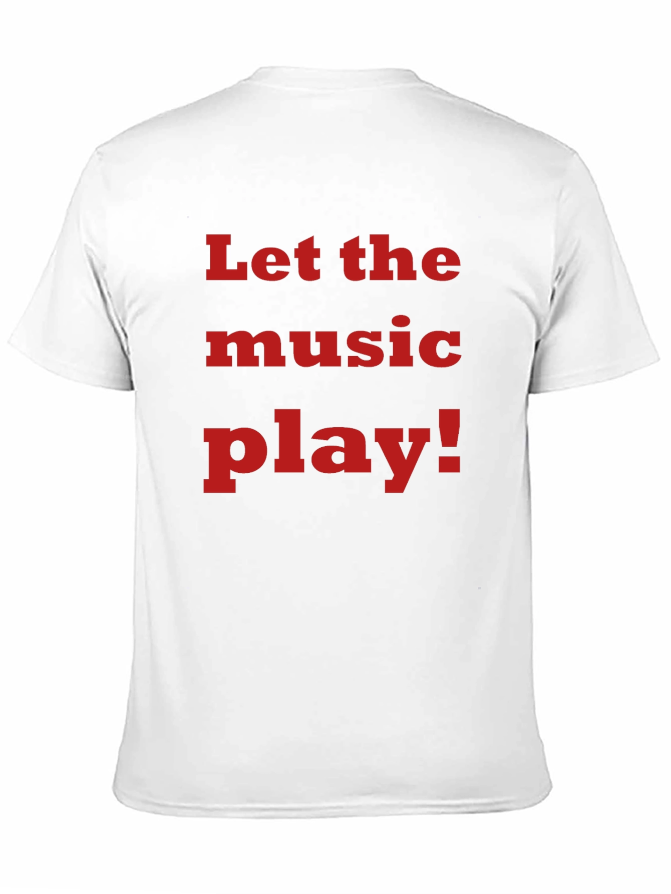 Let the Music Play! Black Graphic Tee