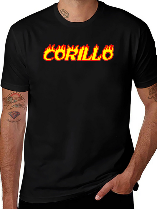 Corillo Flame Graphic T-Shirt - Bold & Stylish