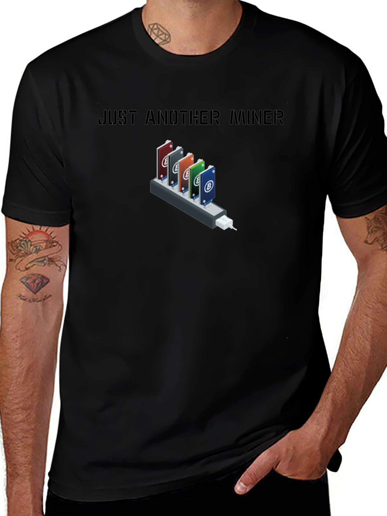 Just Another Miner T-Shirt - Crypto Mining Tee