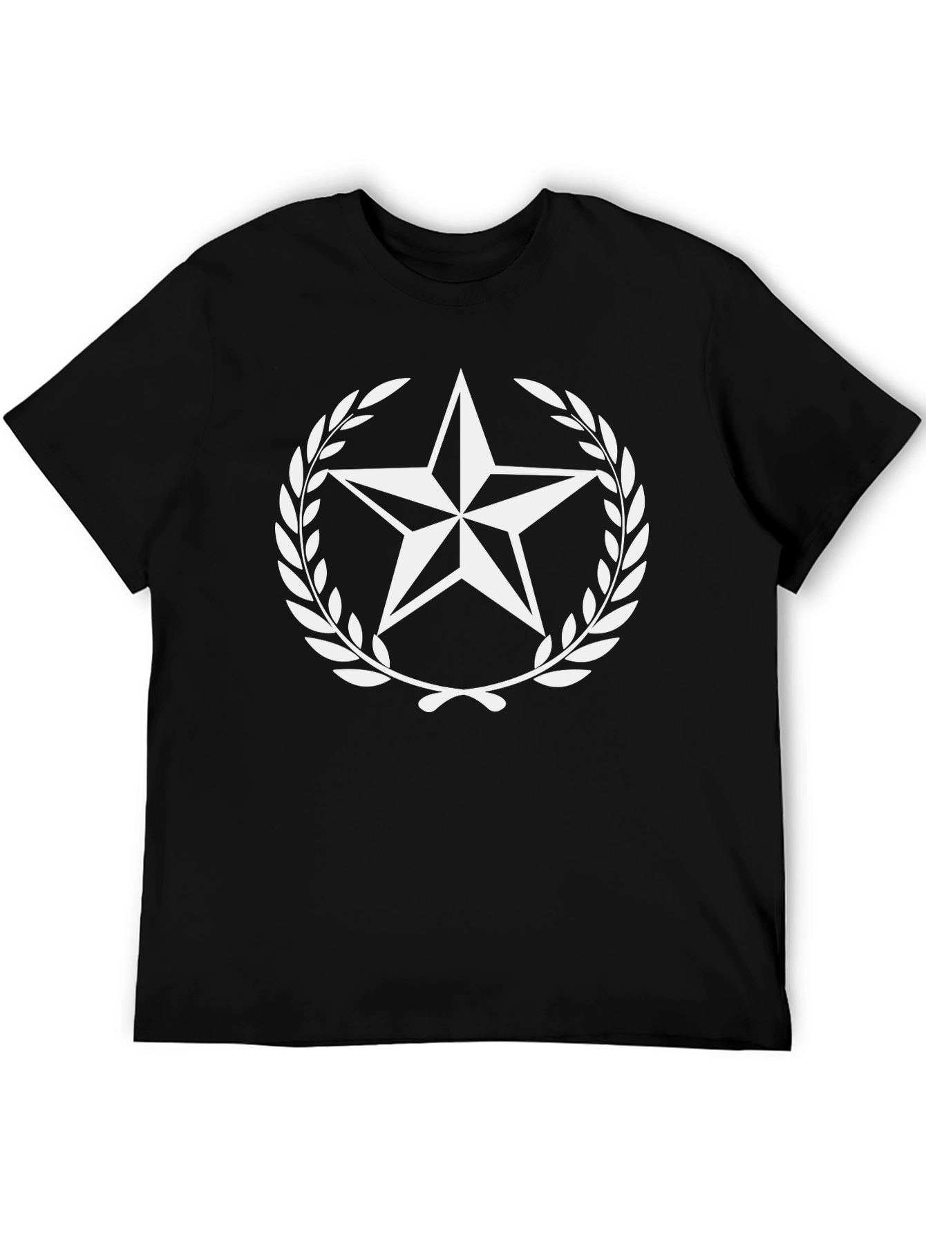 Star Laurel Wreath Graphic T-Shirt