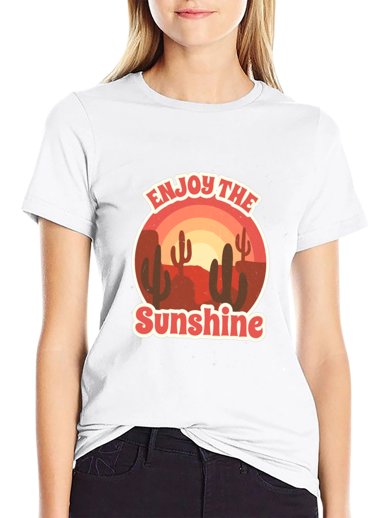 Enjoy the Sunshine Cactus Graphic Tee