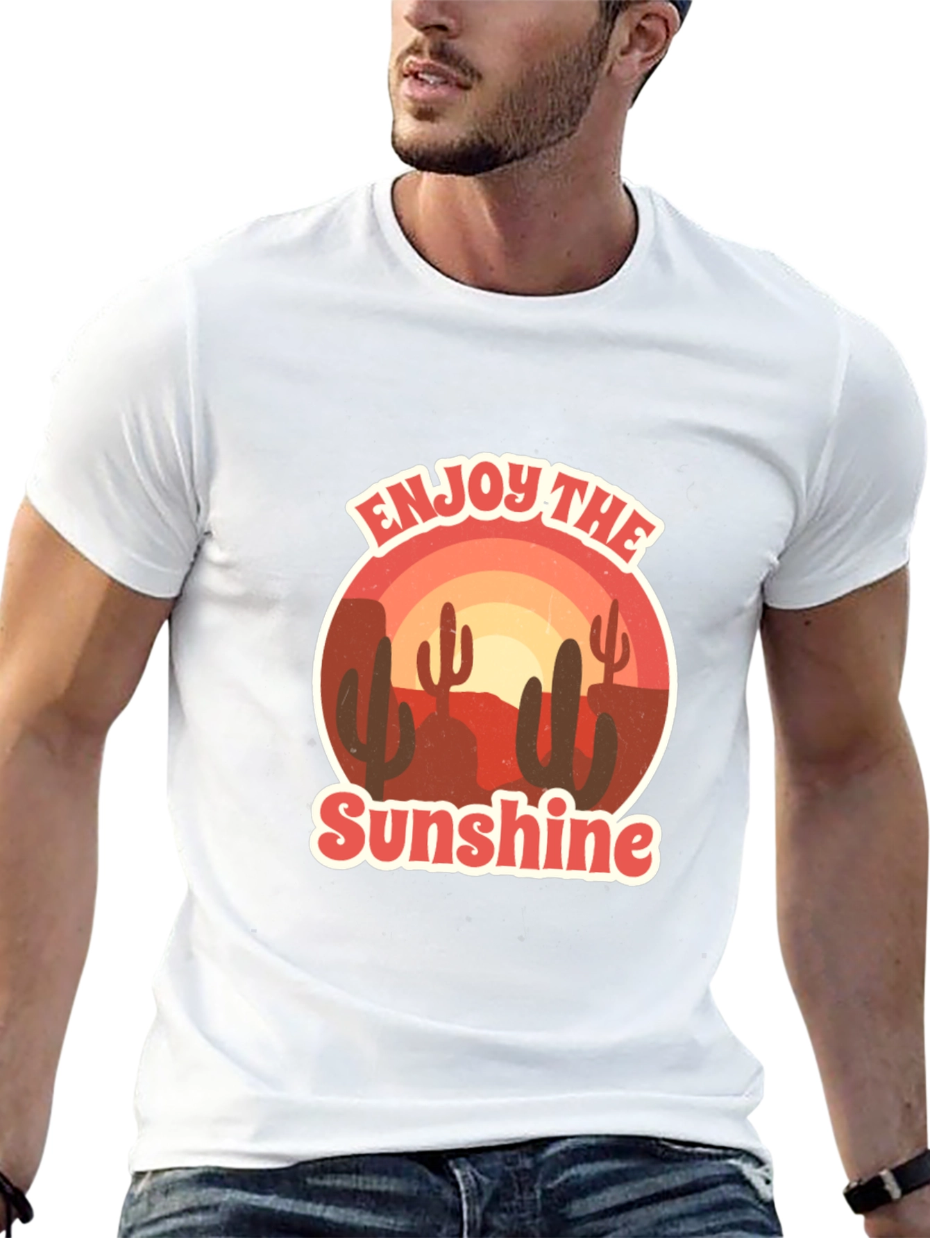 Enjoy the Sunshine Cactus Graphic Tee