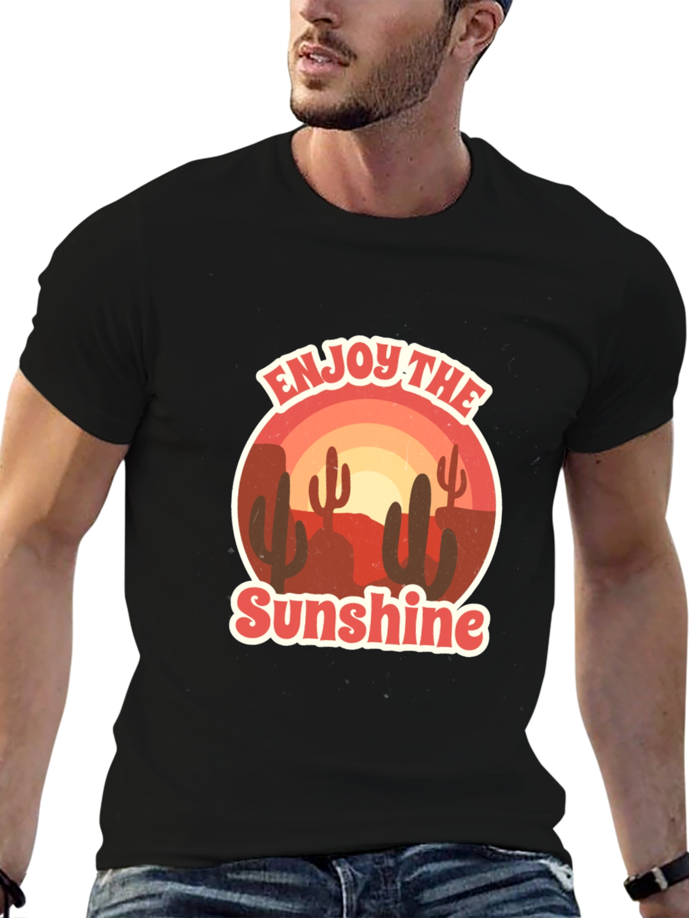 Enjoy the Sunshine Cactus Graphic Tee