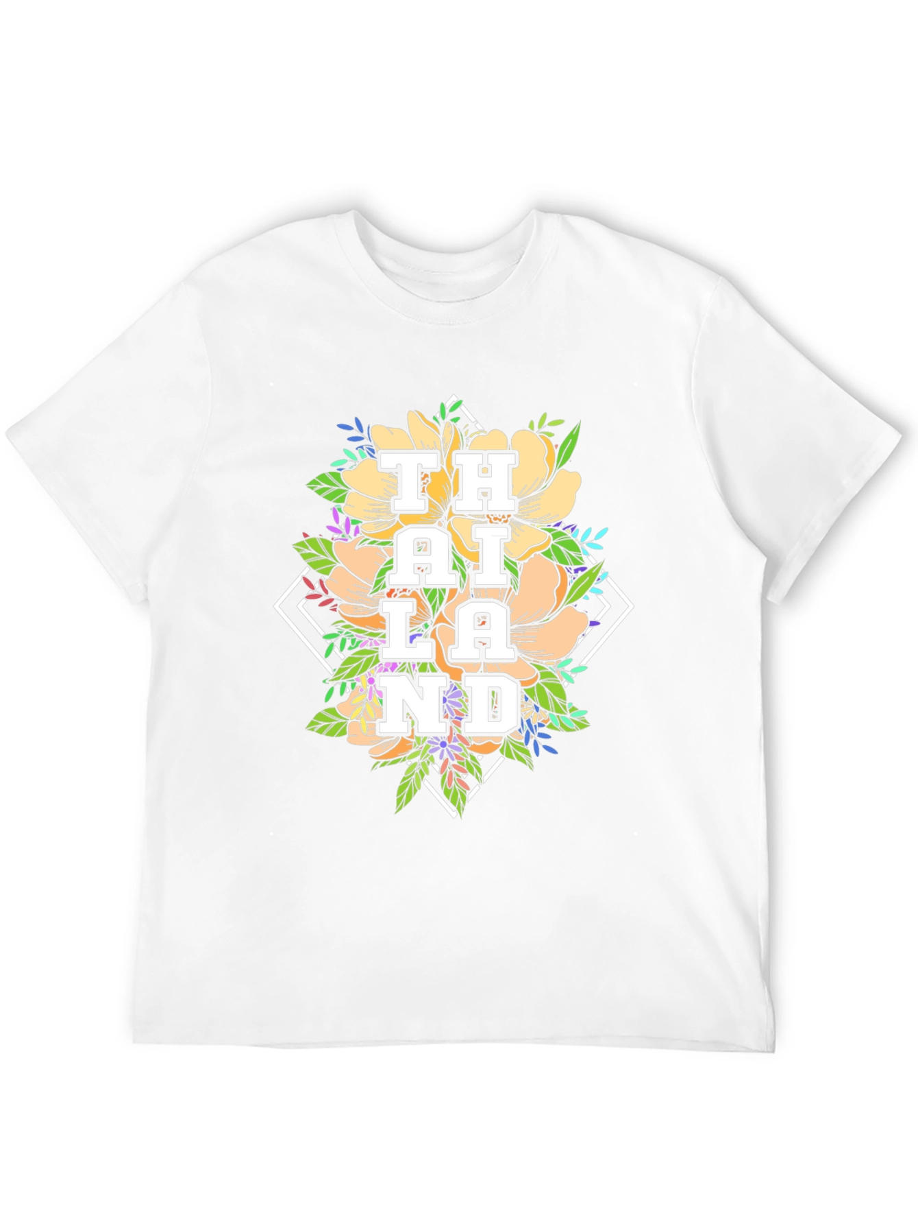 Thailand Floral T-Shirt - Mens Graphic Tee