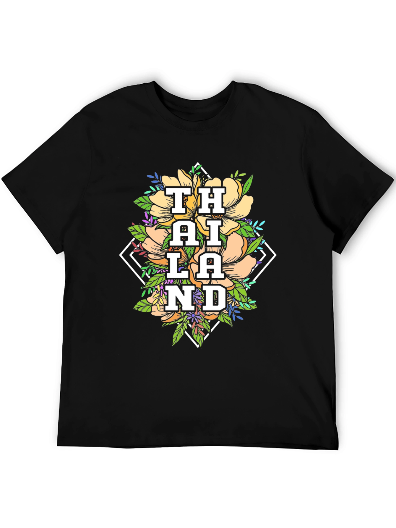 Thailand Floral T-Shirt - Mens Graphic Tee