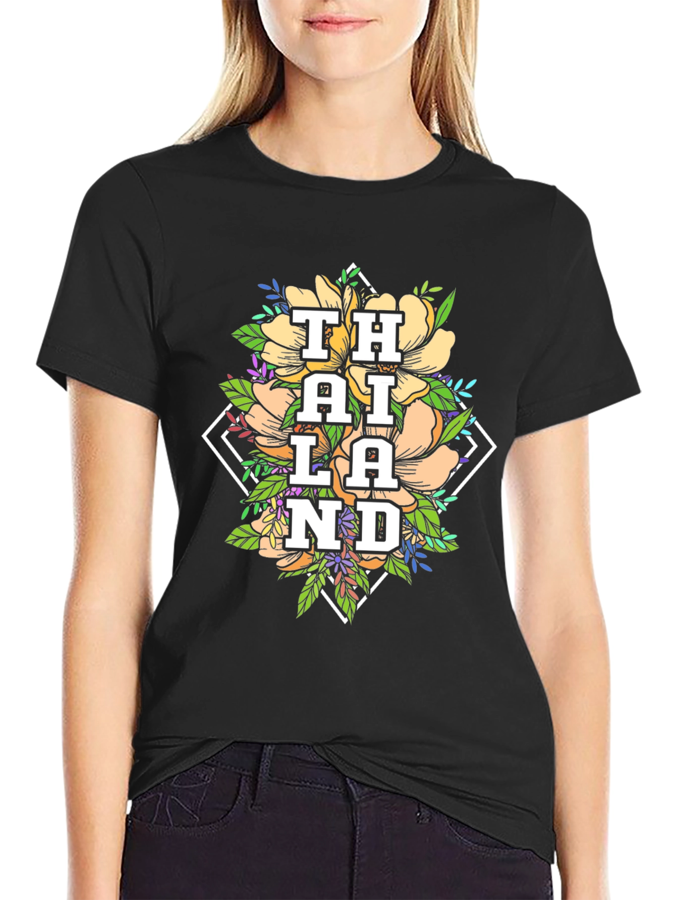 Thailand Floral T-Shirt - Mens Graphic Tee