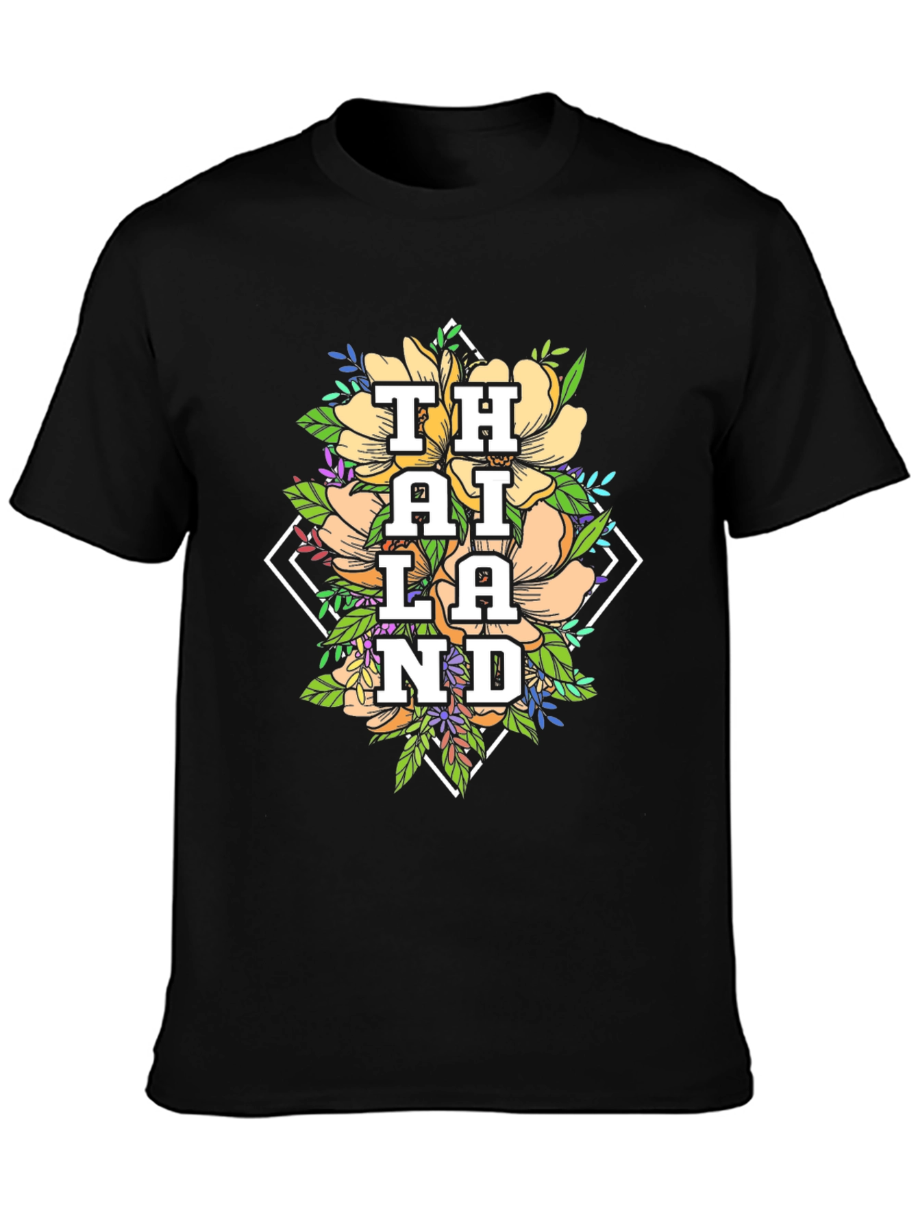 Thailand Floral T-Shirt - Mens Graphic Tee