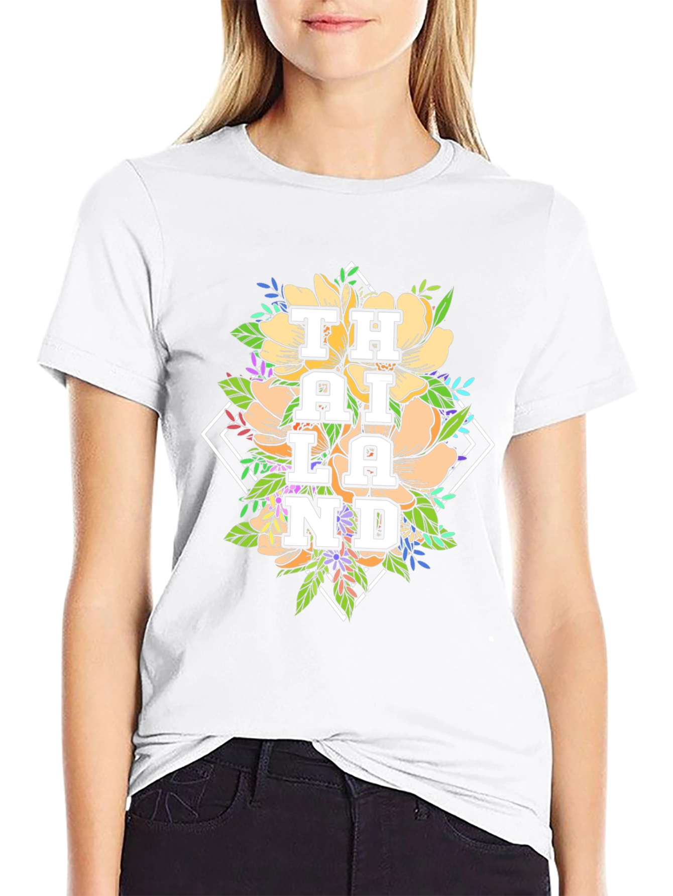 Thailand Floral T-Shirt - Mens Graphic Tee