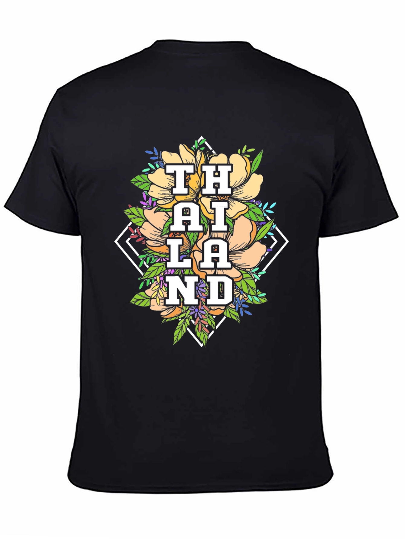 Thailand Floral T-Shirt - Mens Graphic Tee