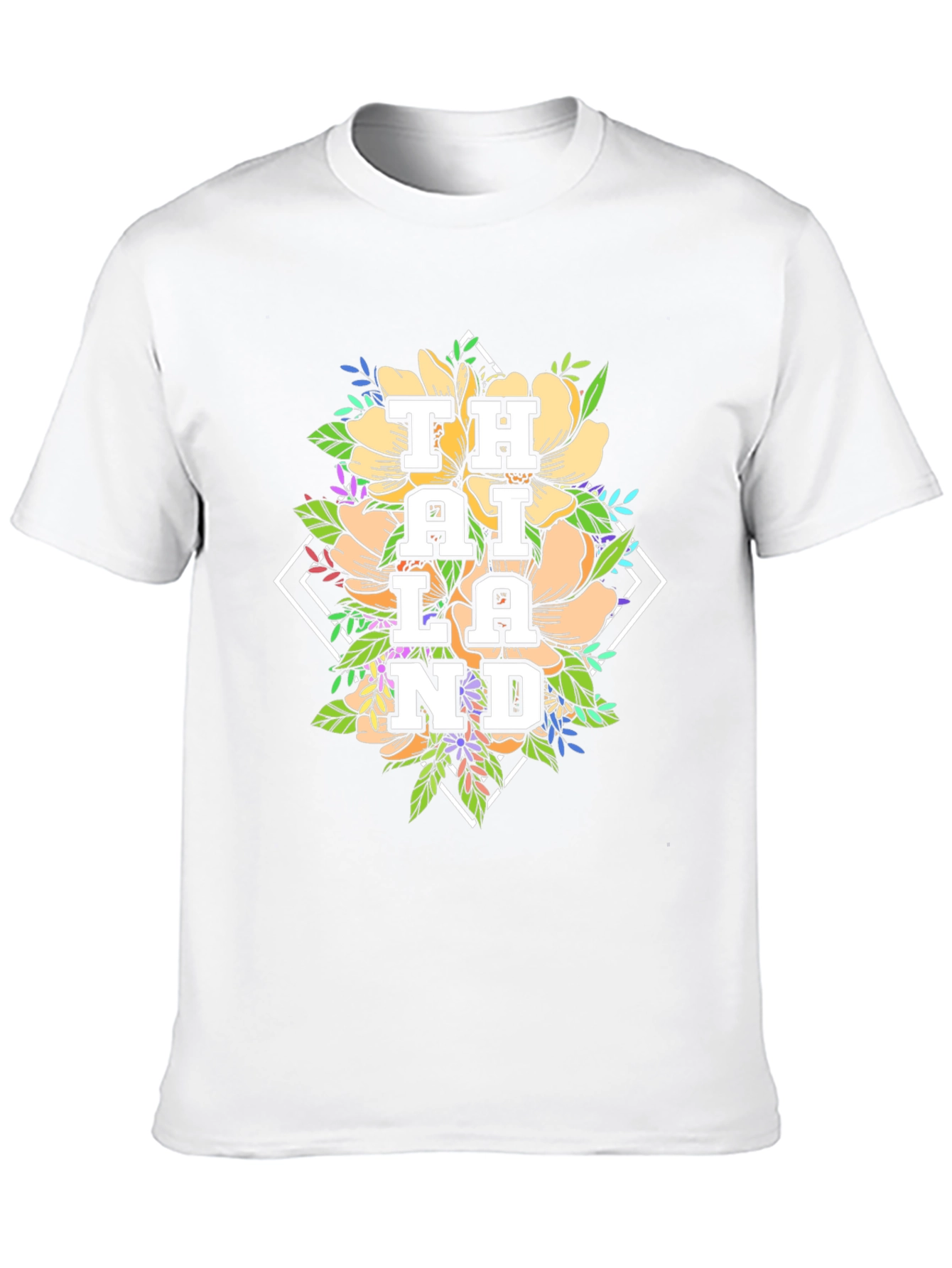 Thailand Floral T-Shirt - Mens Graphic Tee
