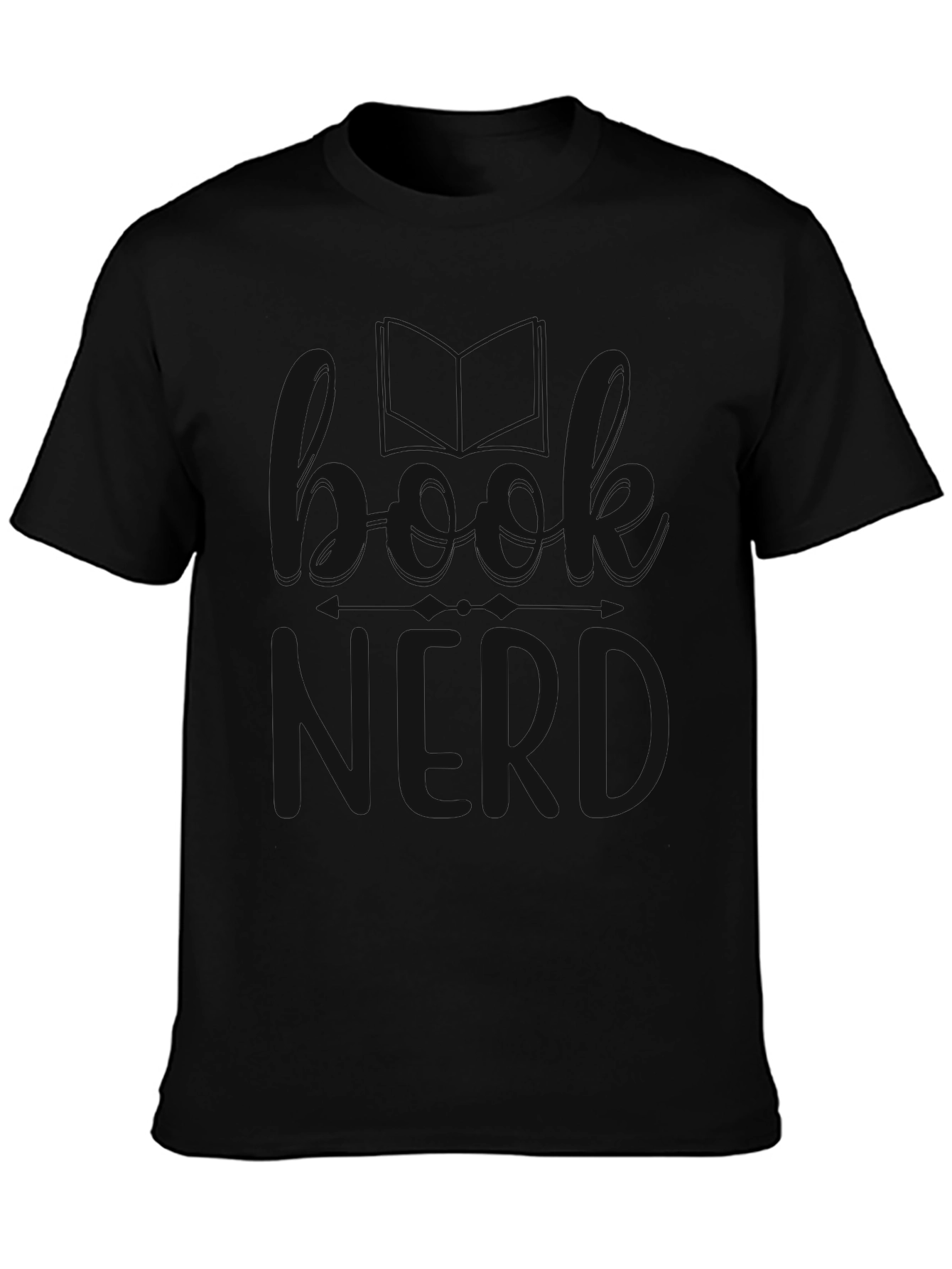 Solid Black Graphic Tee
