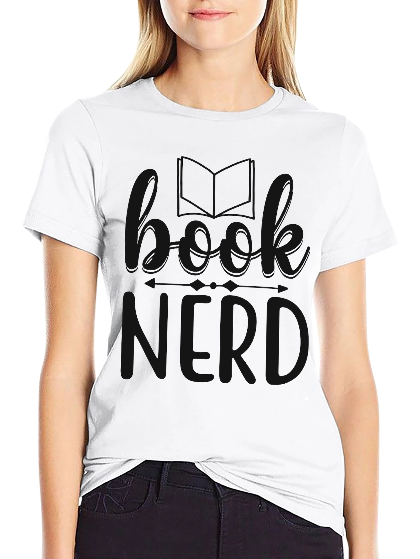 Solid Black Graphic Tee