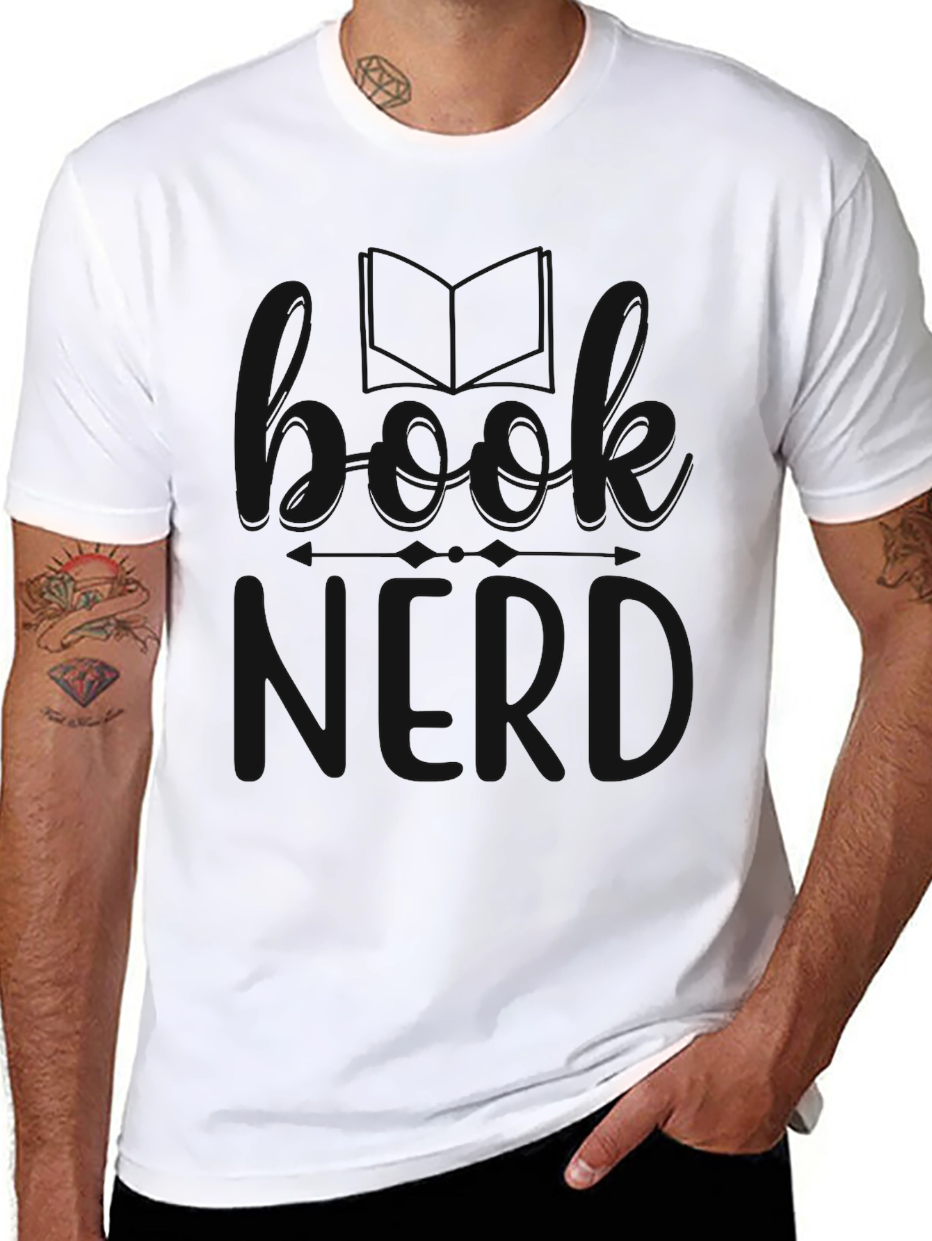 Solid Black Graphic Tee