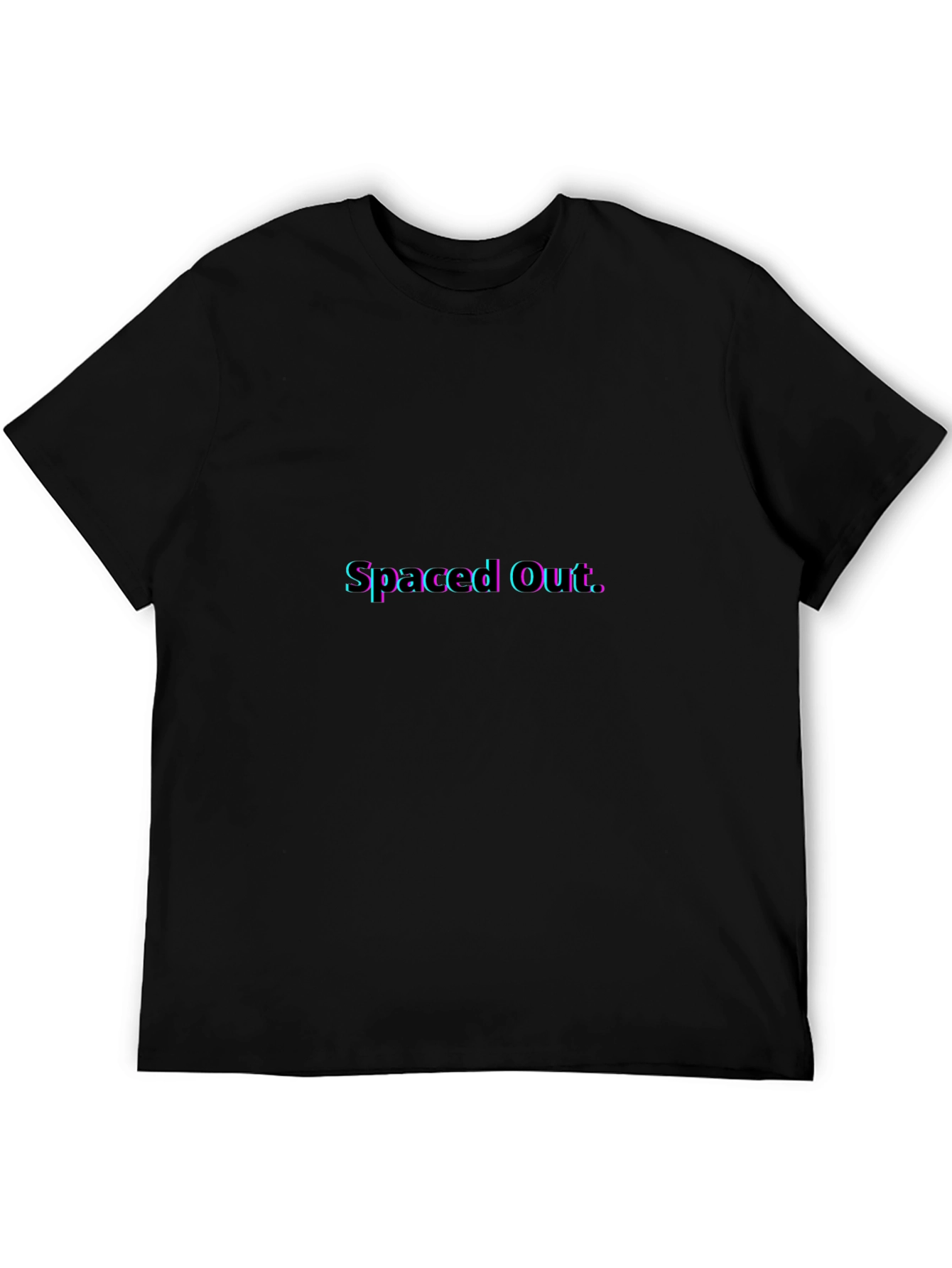 Spaced Out Black Graphic Tee