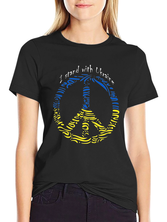 I Stand With Ukraine Peace T-Shirt