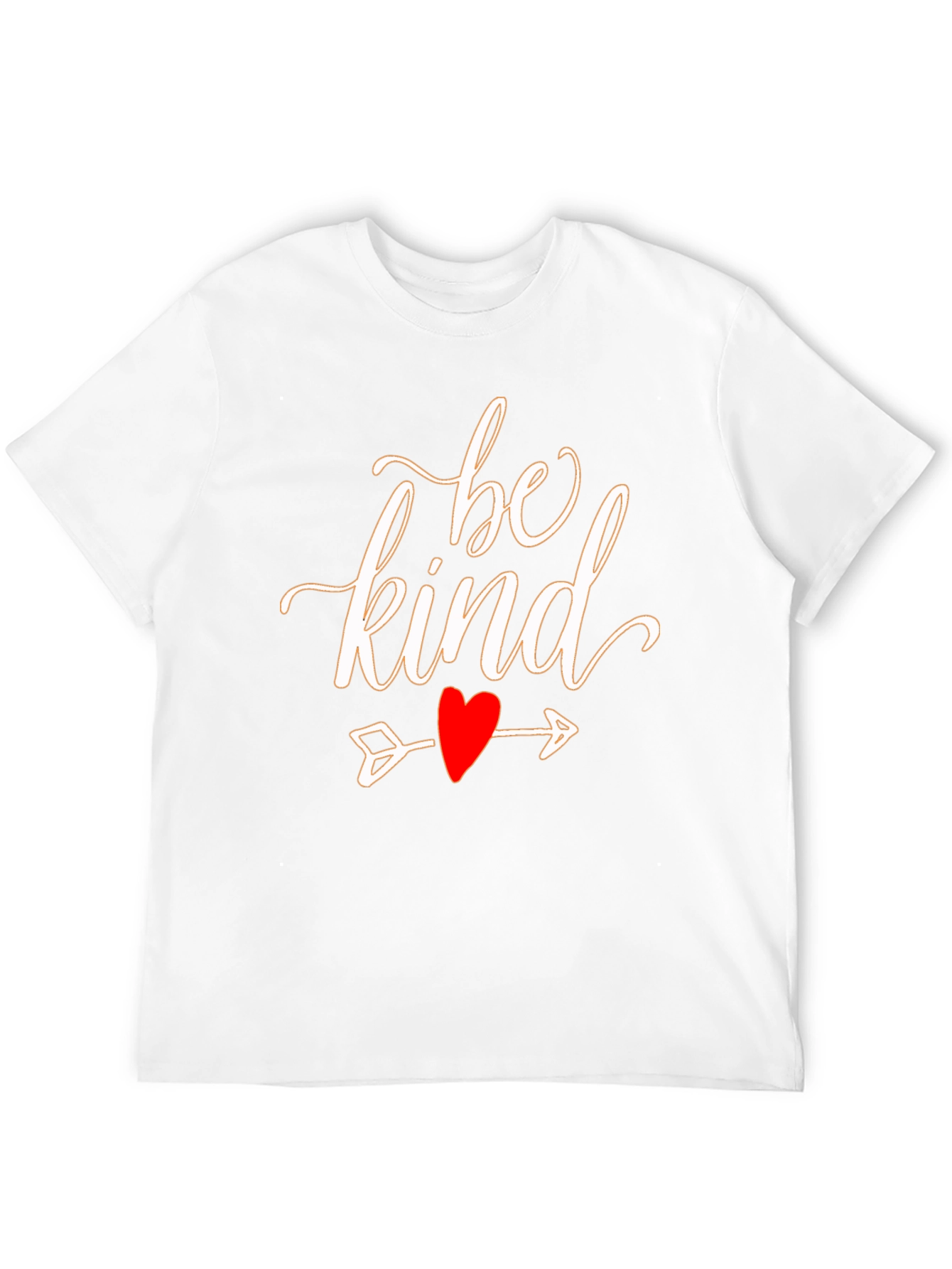 Be Kind Heart Arrow Graphic Black T-Shirt