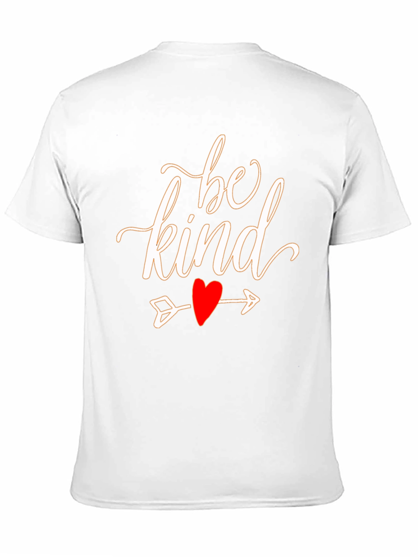 Be Kind Heart Arrow Graphic Black T-Shirt