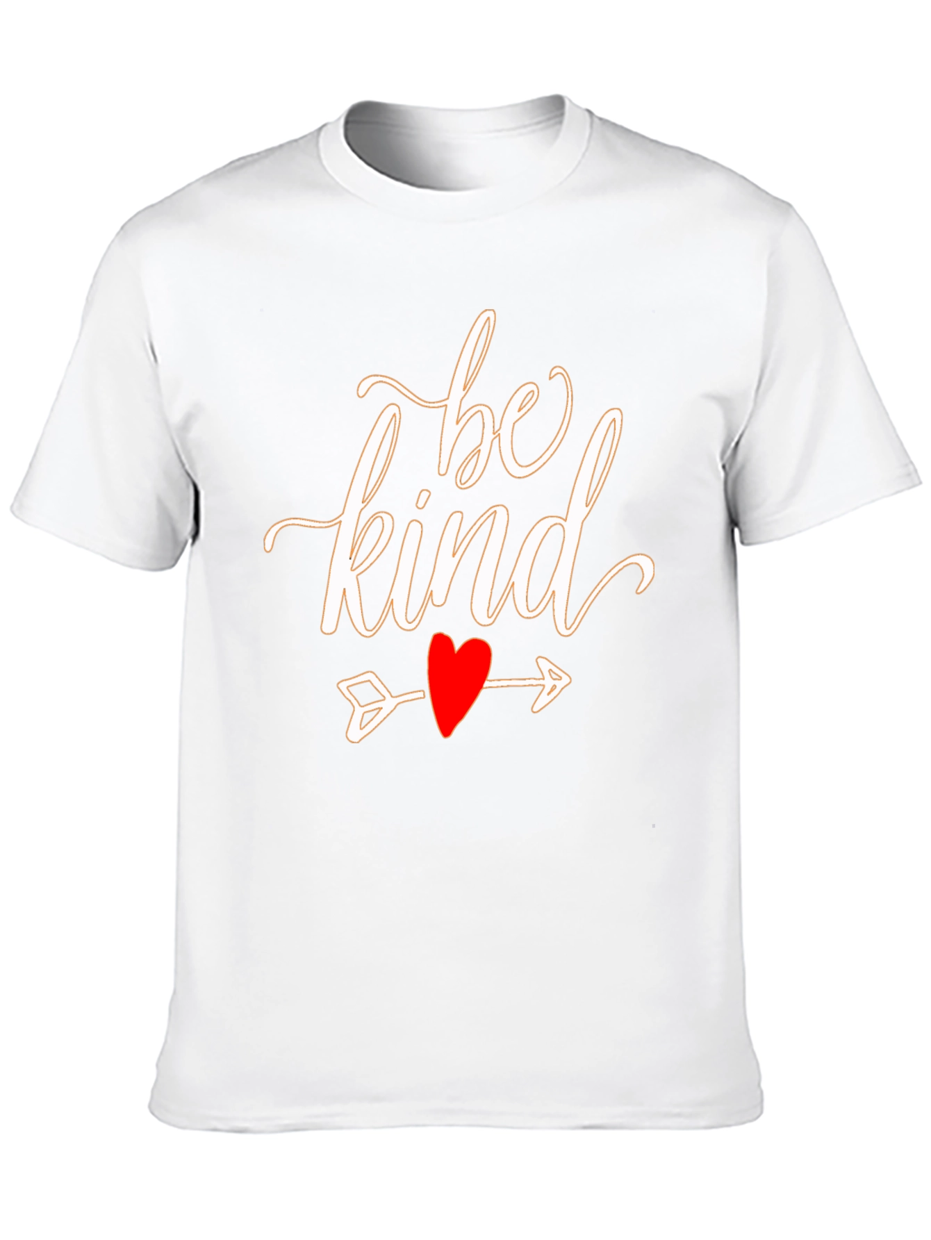 Be Kind Heart Arrow Graphic Black T-Shirt