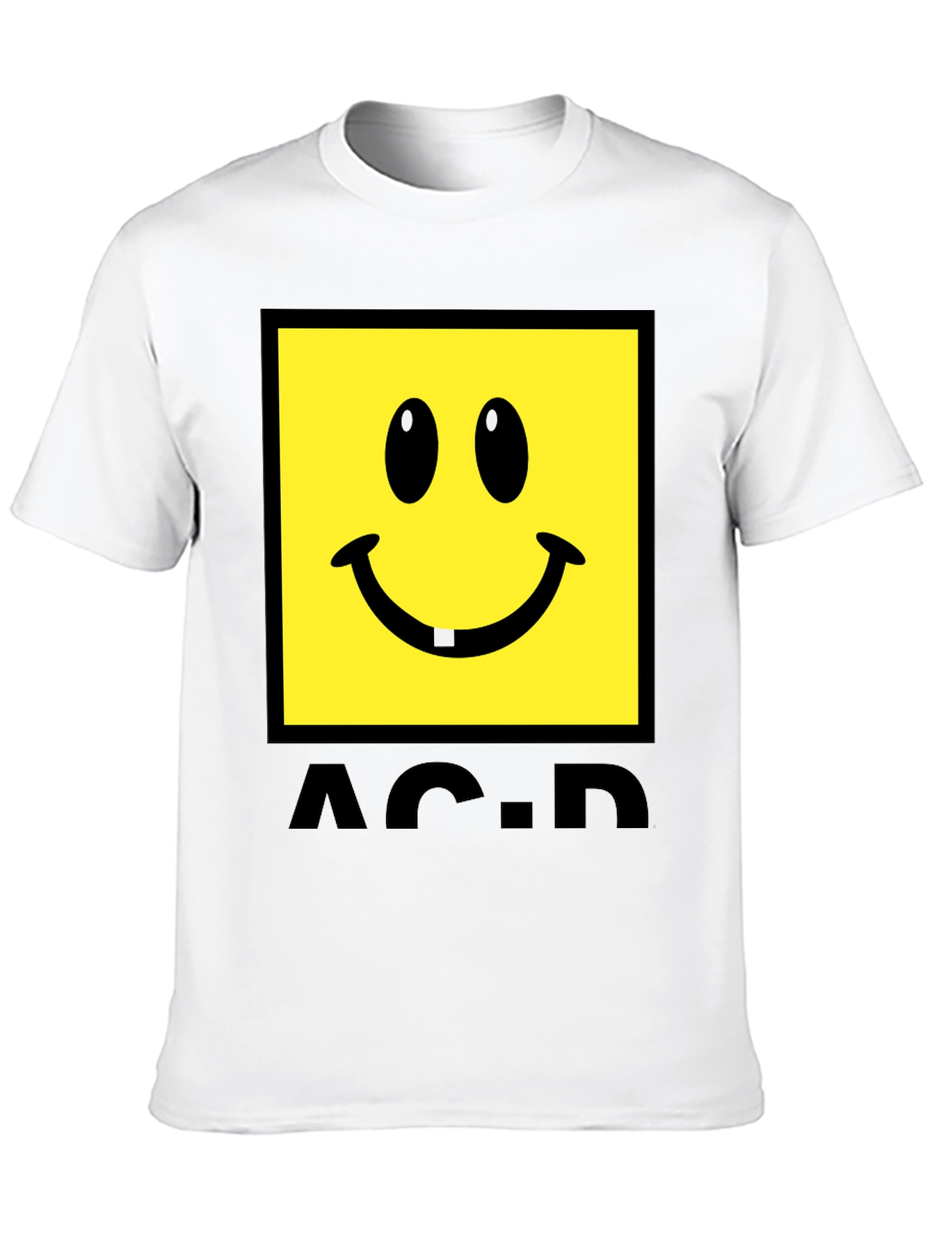 Acid House Smiley Face Graphic T-Shirt