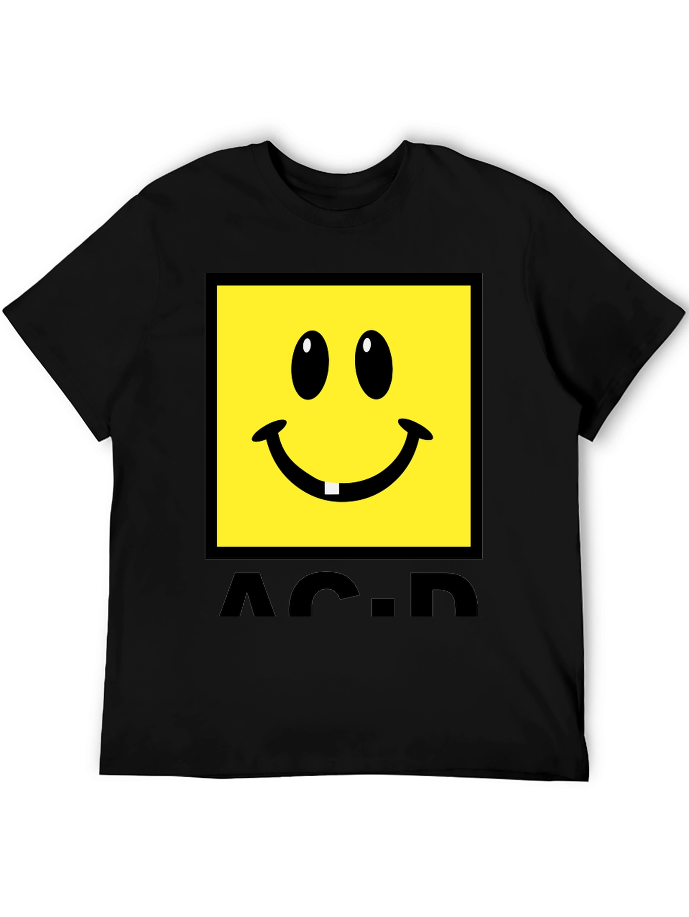 Acid House Smiley Face Graphic T-Shirt