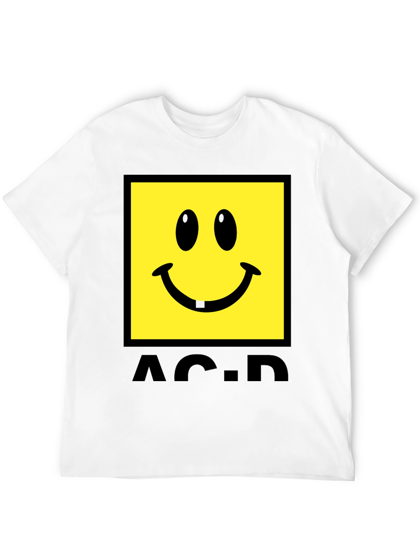 Acid House Smiley Face Graphic T-Shirt