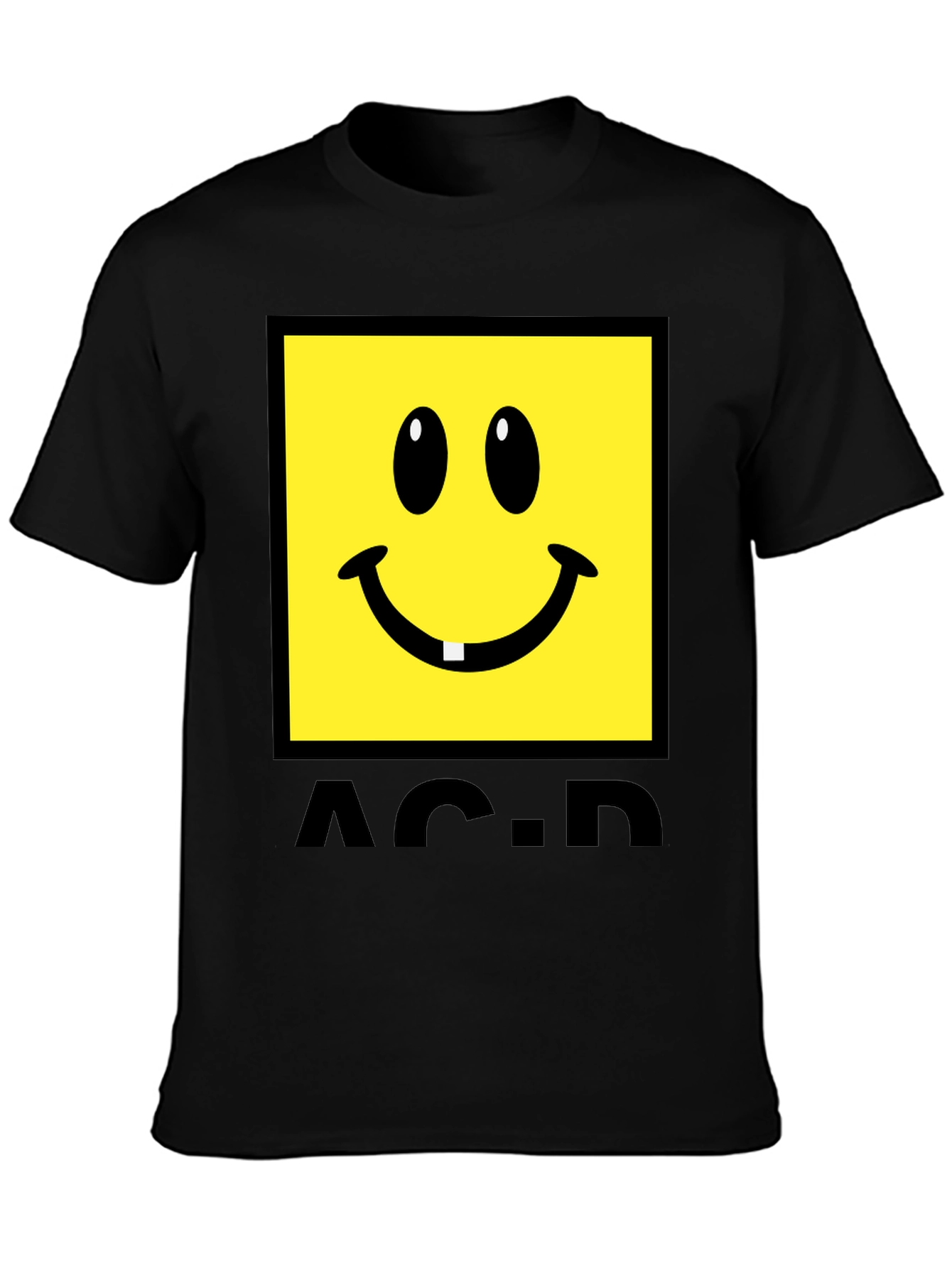 Acid House Smiley Face Graphic T-Shirt