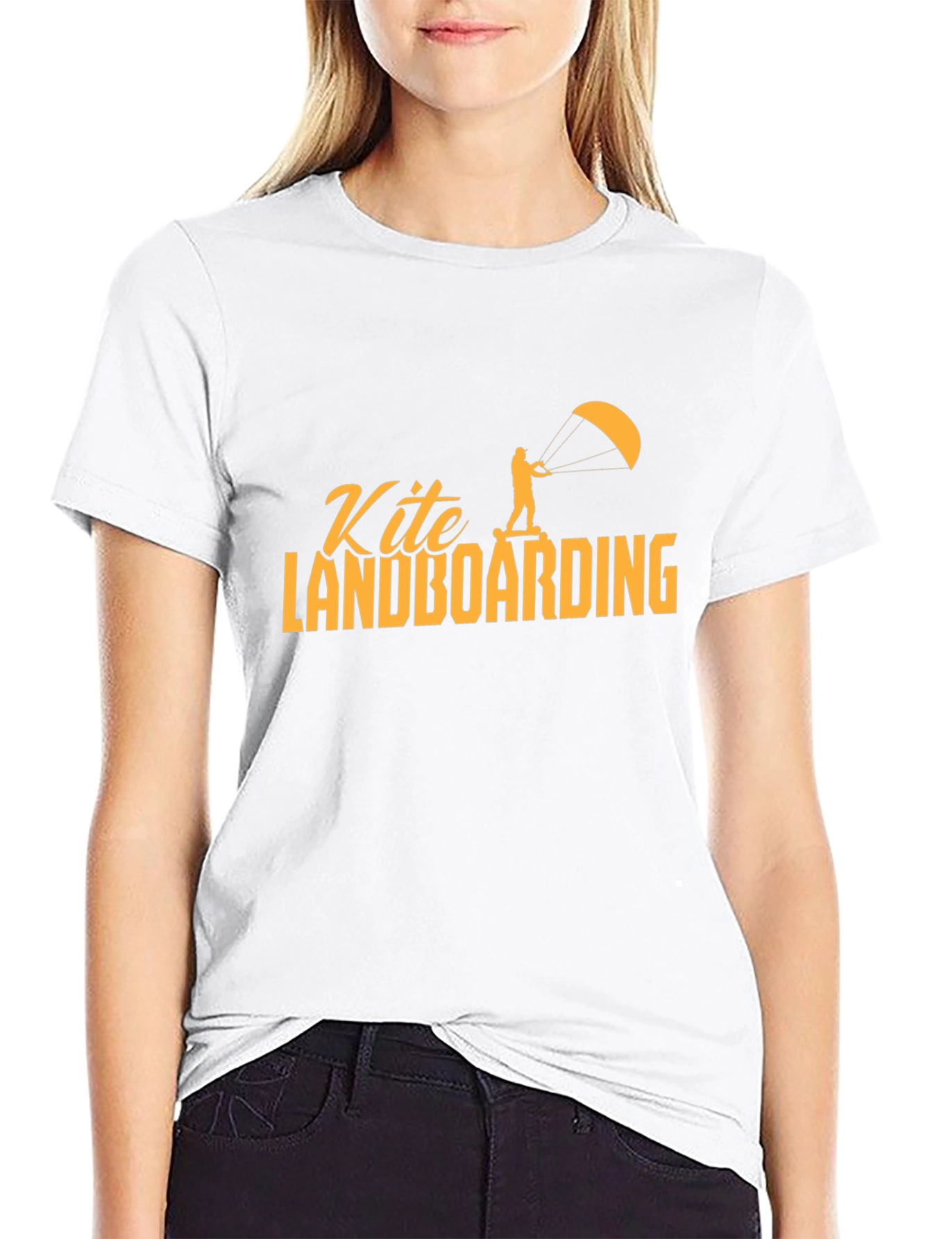 Kite Landboarding Graphic Tee - Black T-Shirt