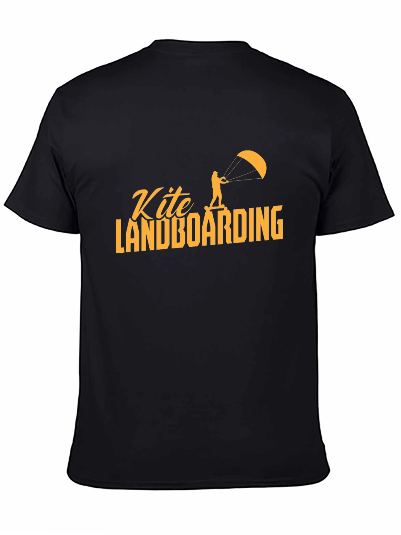 Kite Landboarding Graphic Tee - Black T-Shirt