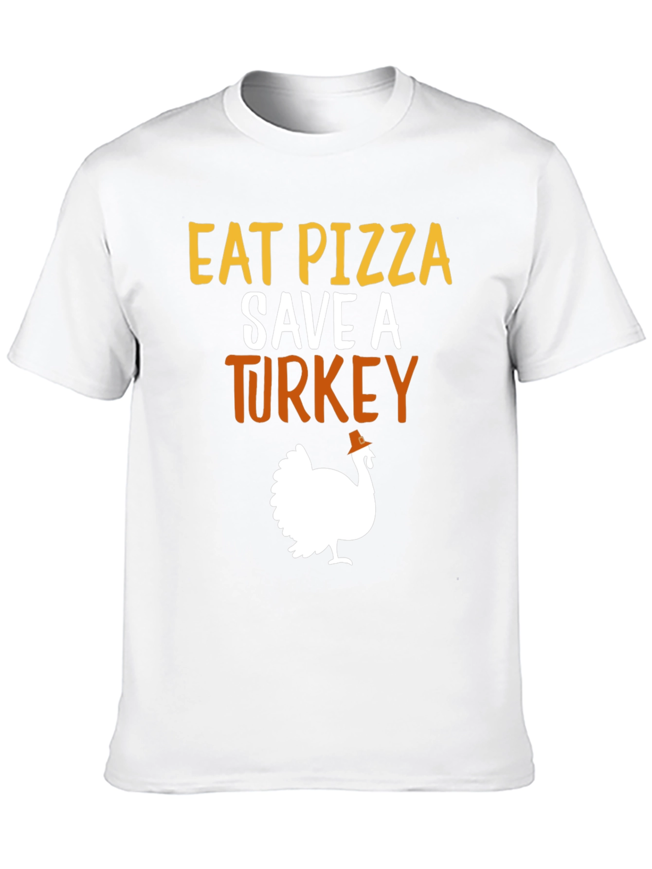 Eat Pizza Save A Turkey Graphic Tee
