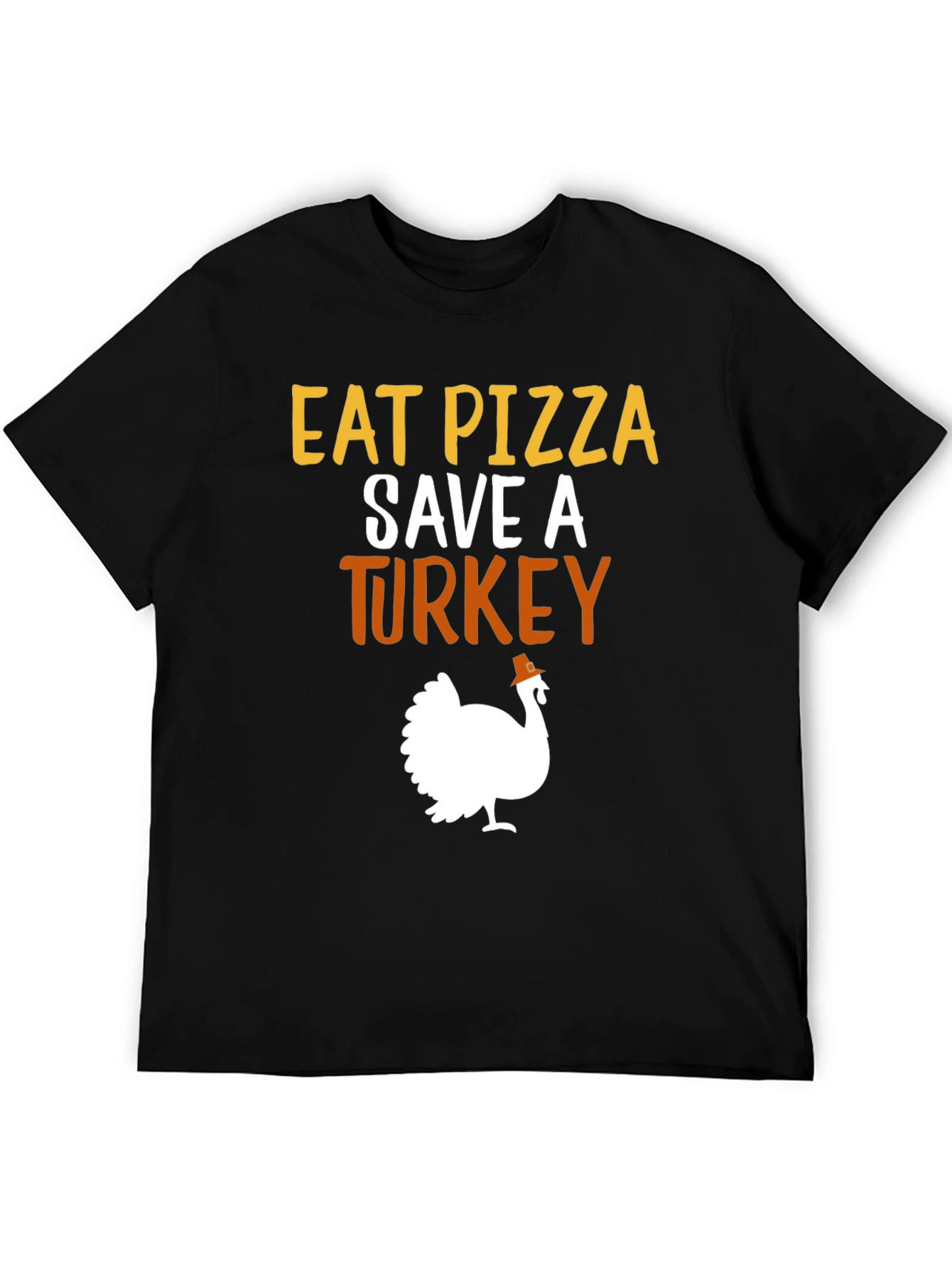 Eat Pizza Save A Turkey Graphic Tee