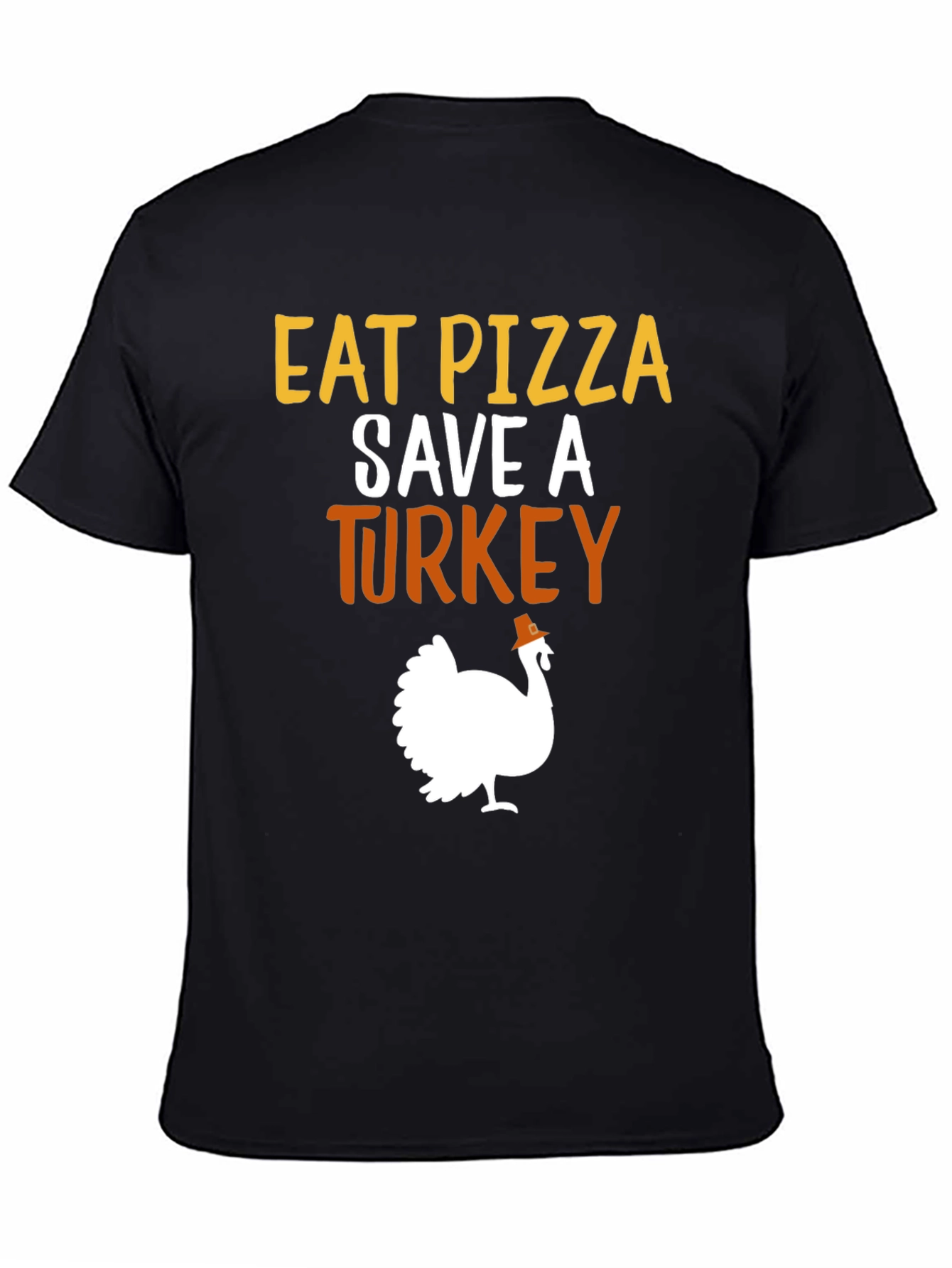 Eat Pizza Save A Turkey Graphic Tee
