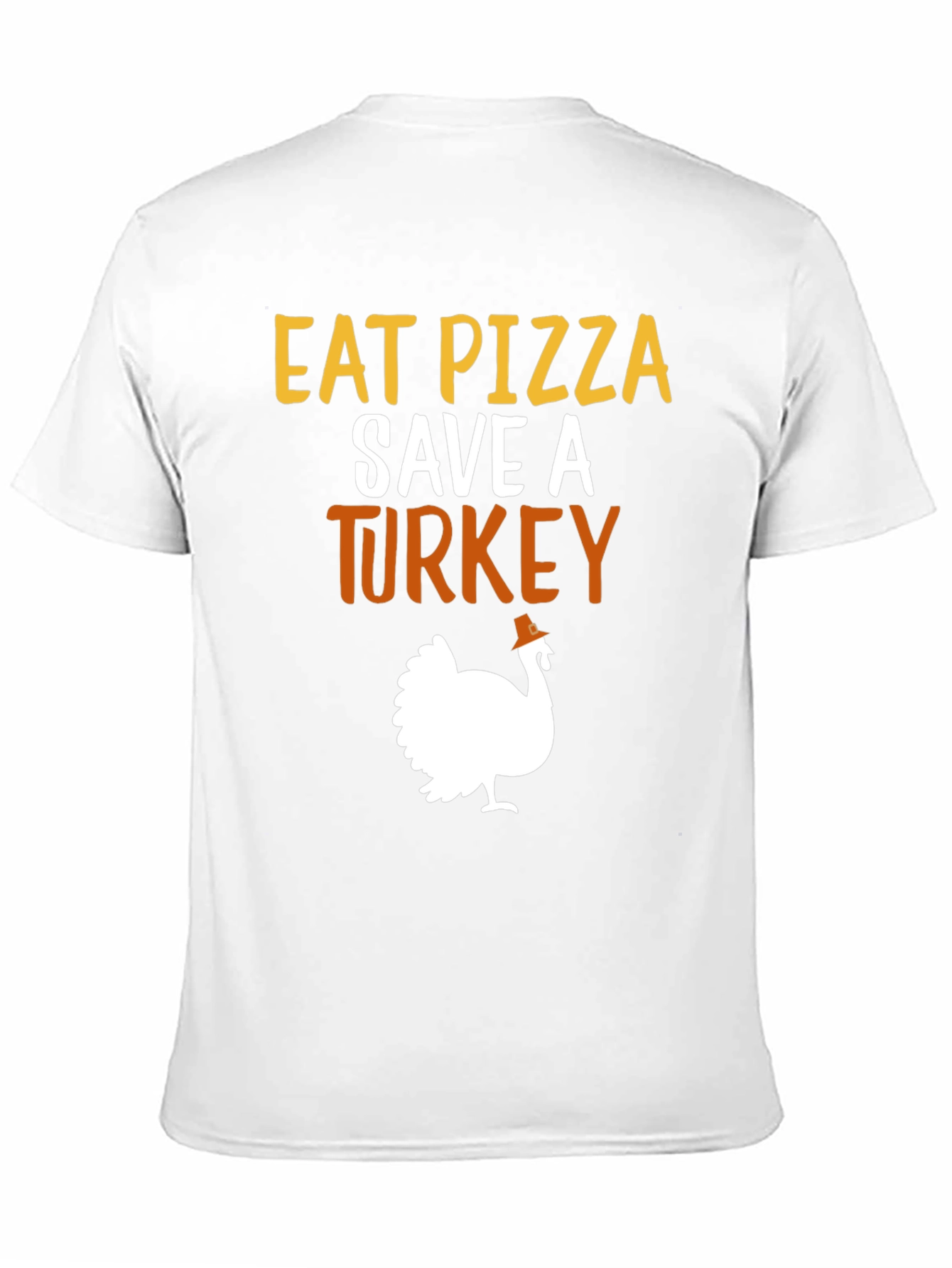 Eat Pizza Save A Turkey Graphic Tee