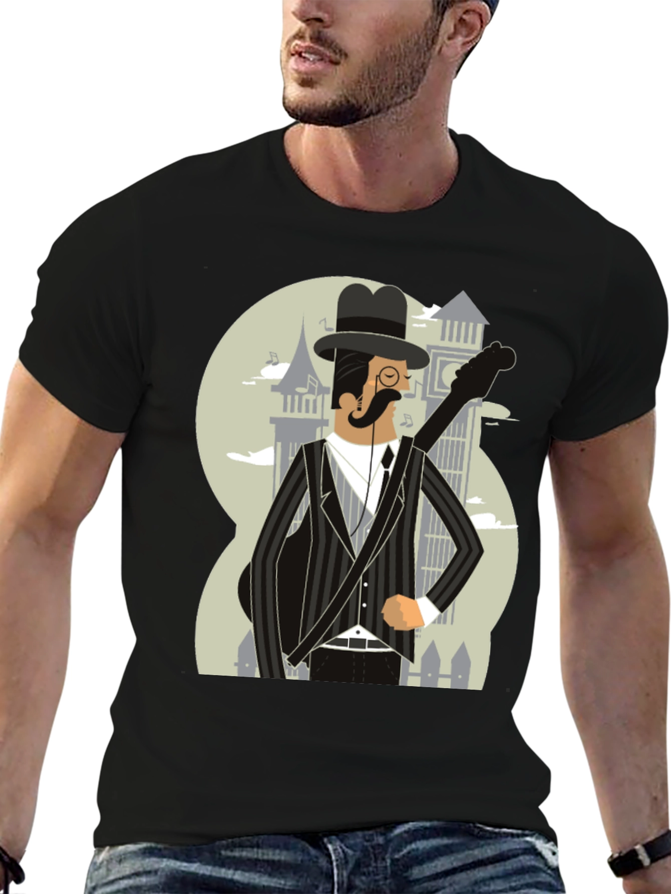 Dapper Musician Graphic Tee
