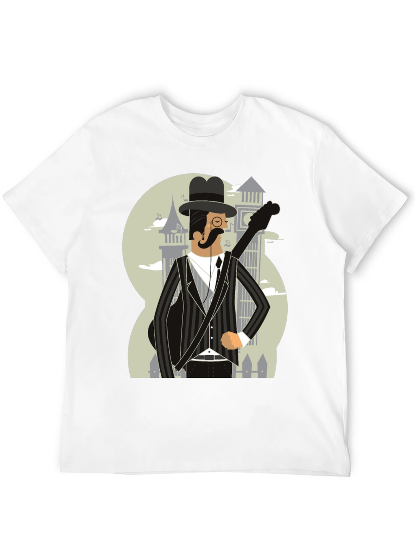 Dapper Musician Graphic Tee