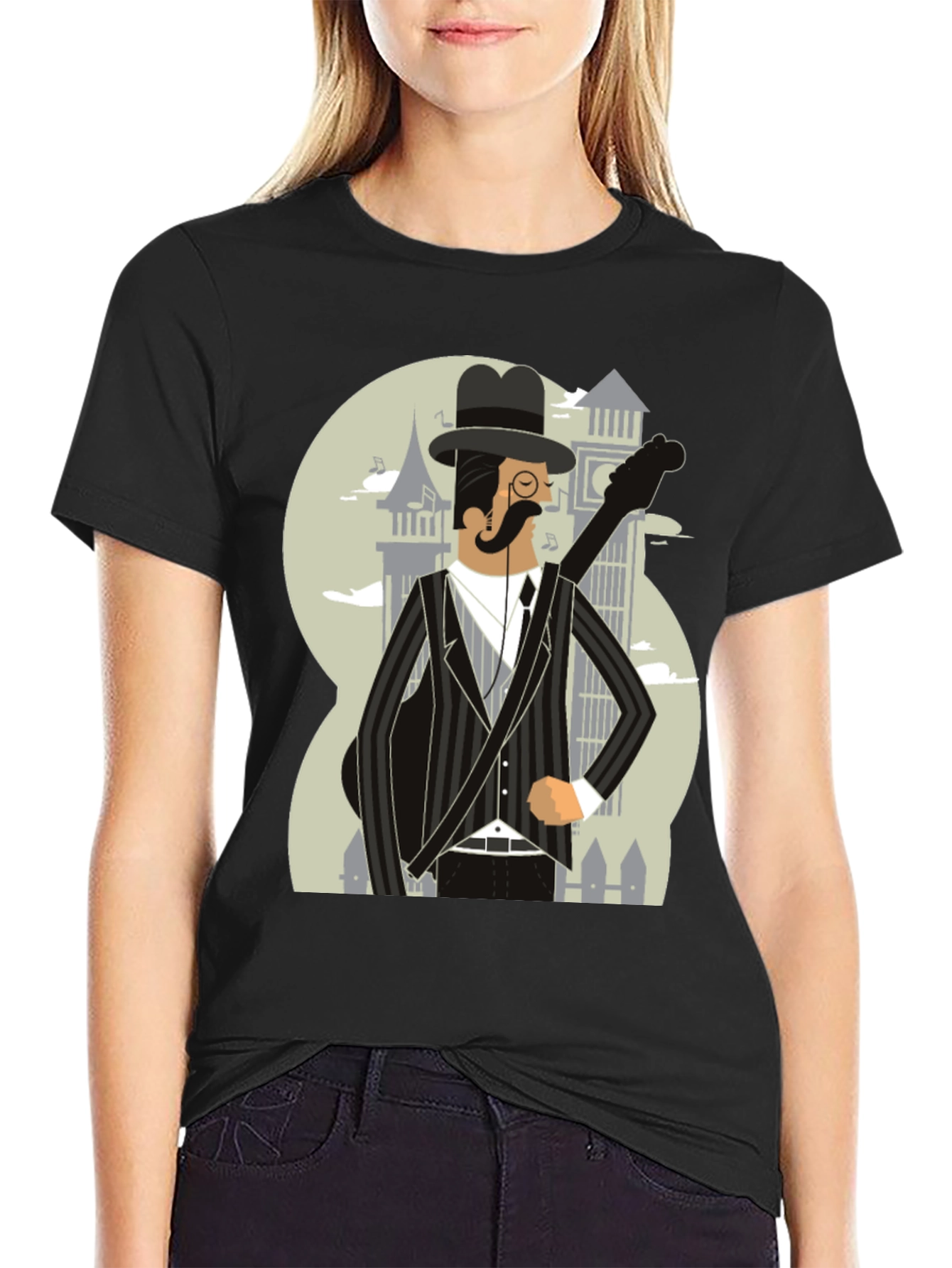 Dapper Musician Graphic Tee