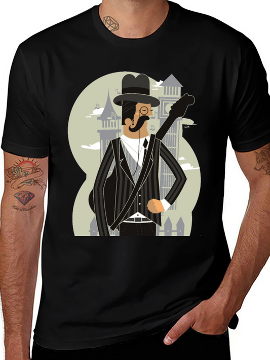Dapper Musician Graphic Tee