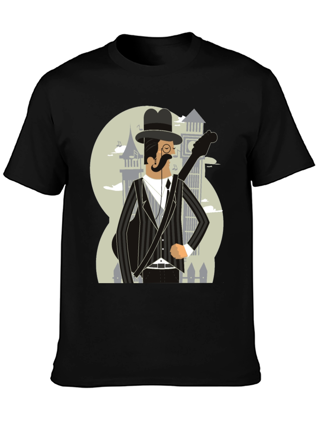 Dapper Musician Graphic Tee