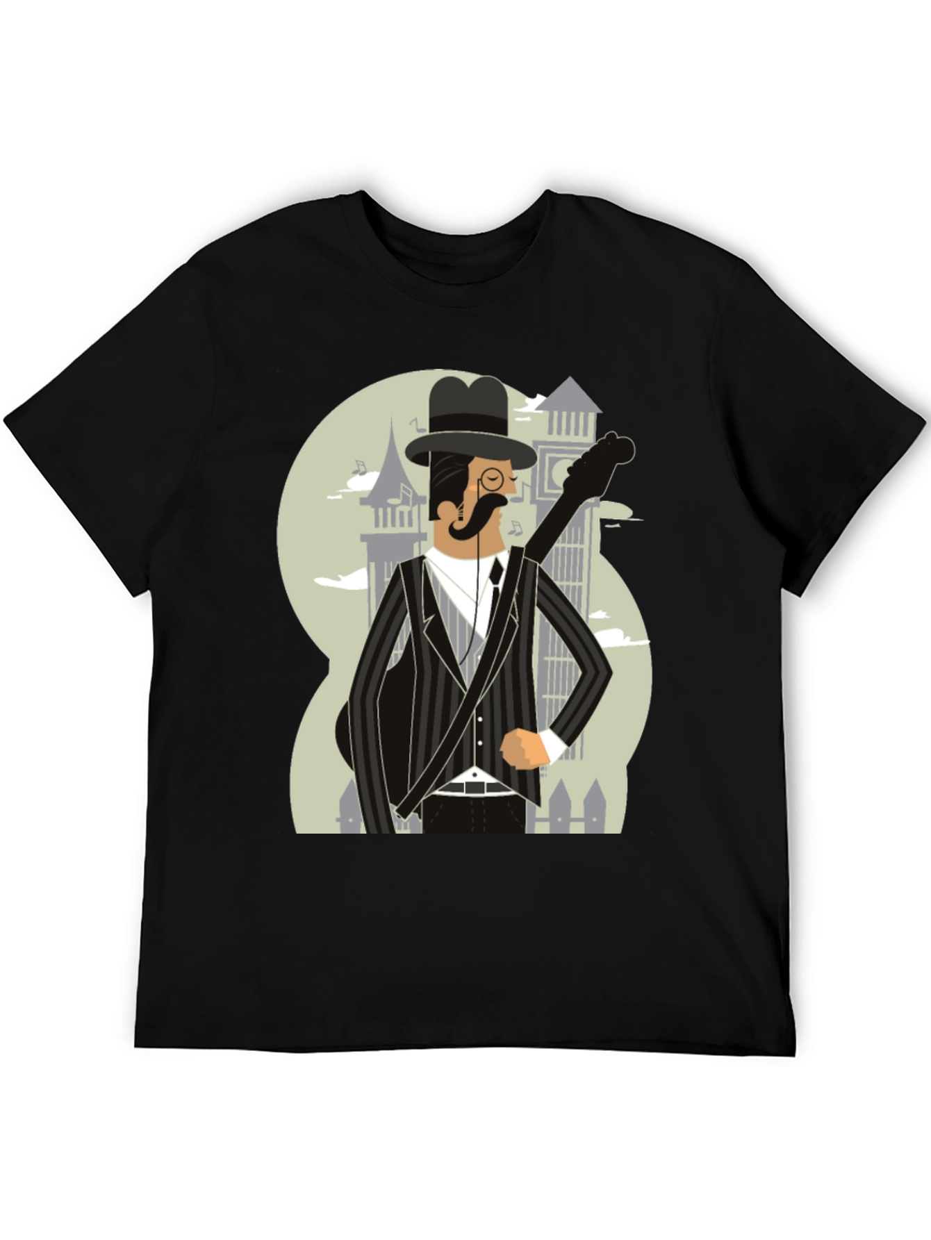 Dapper Musician Graphic Tee