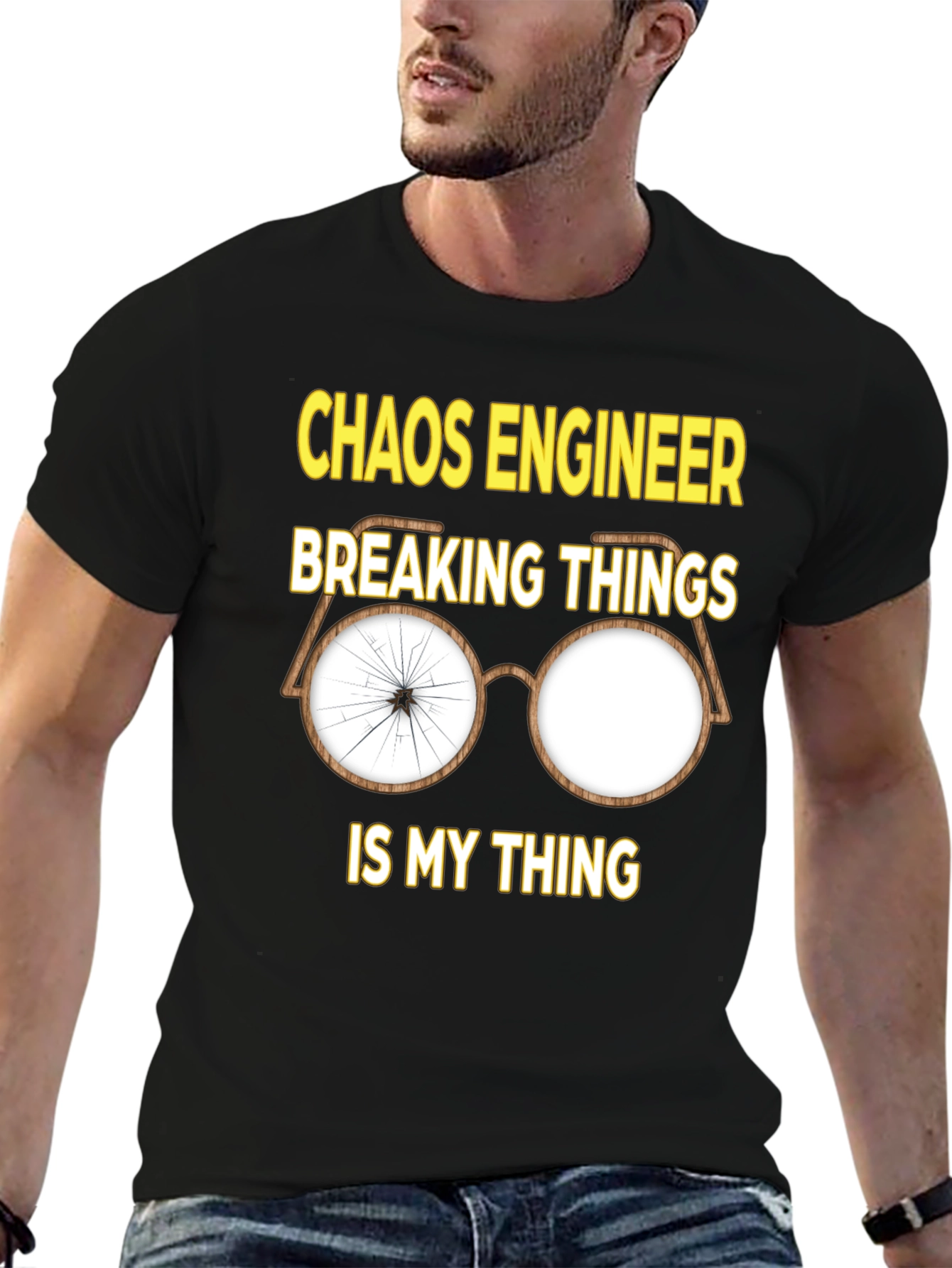Chaos Engineer Breaking Things T-Shirt