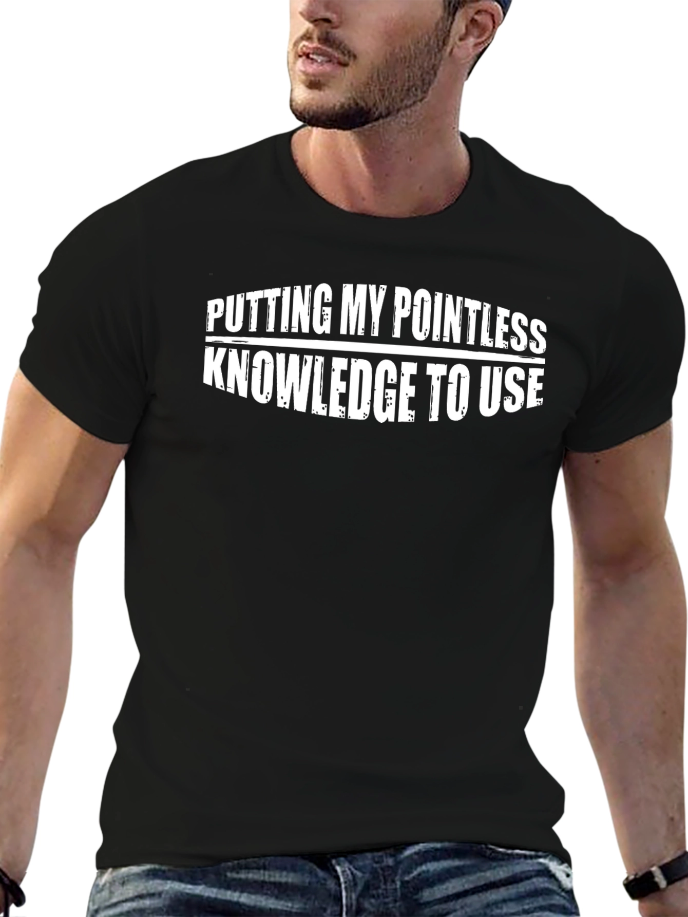 Pointless Knowledge T-Shirt - Funny Slogan Tee