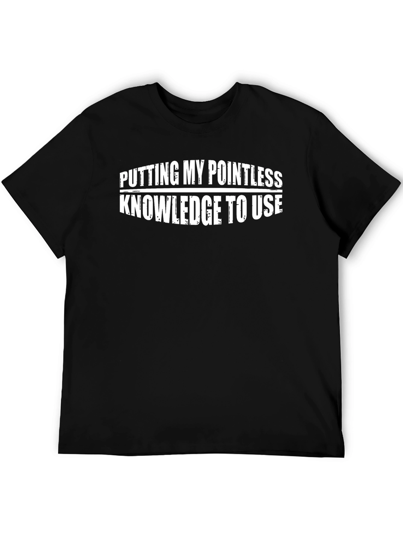 Pointless Knowledge T-Shirt - Funny Slogan Tee
