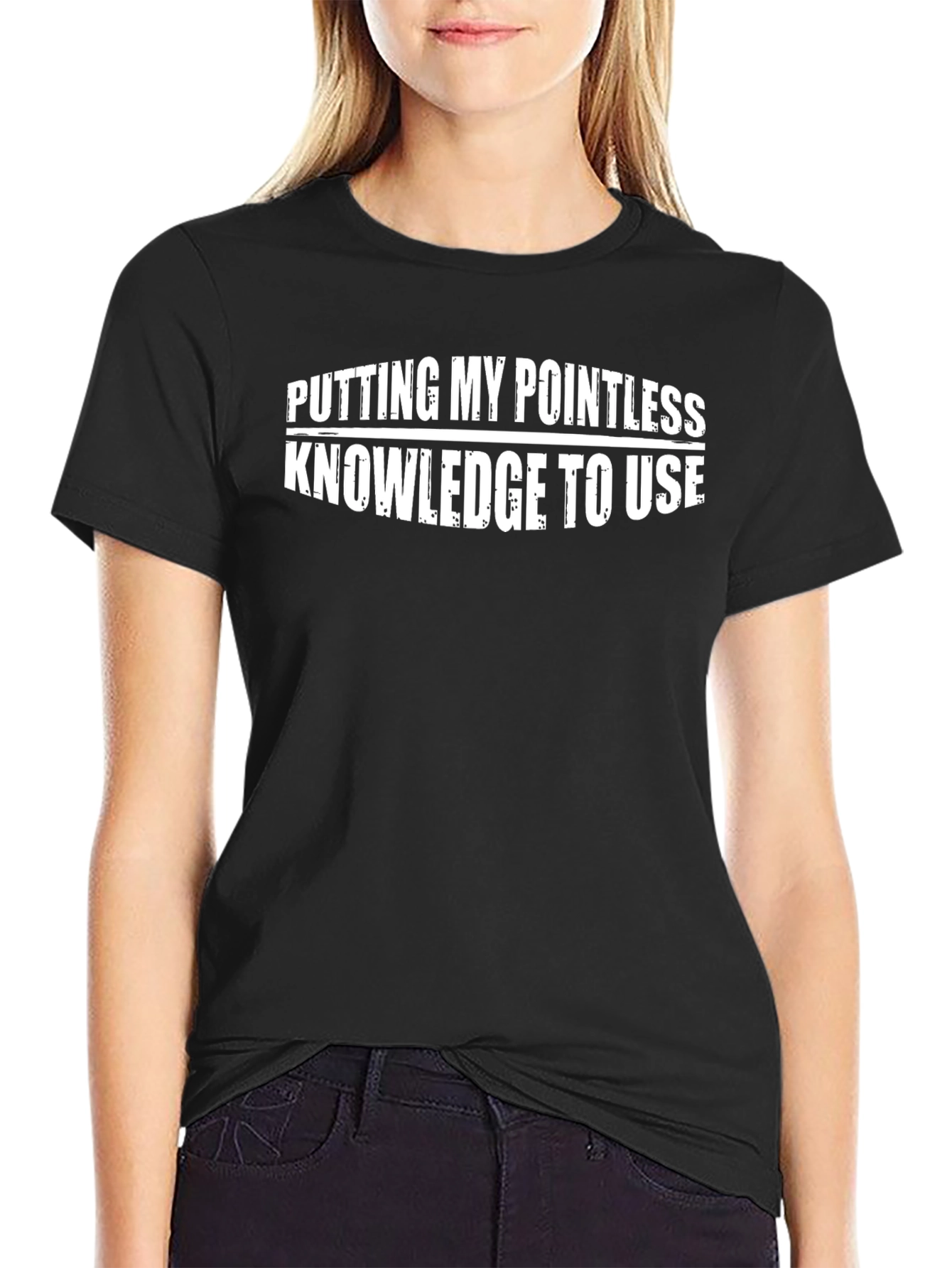 Pointless Knowledge T-Shirt - Funny Slogan Tee