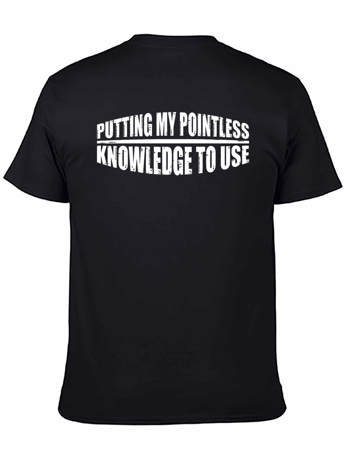 Pointless Knowledge T-Shirt - Funny Slogan Tee