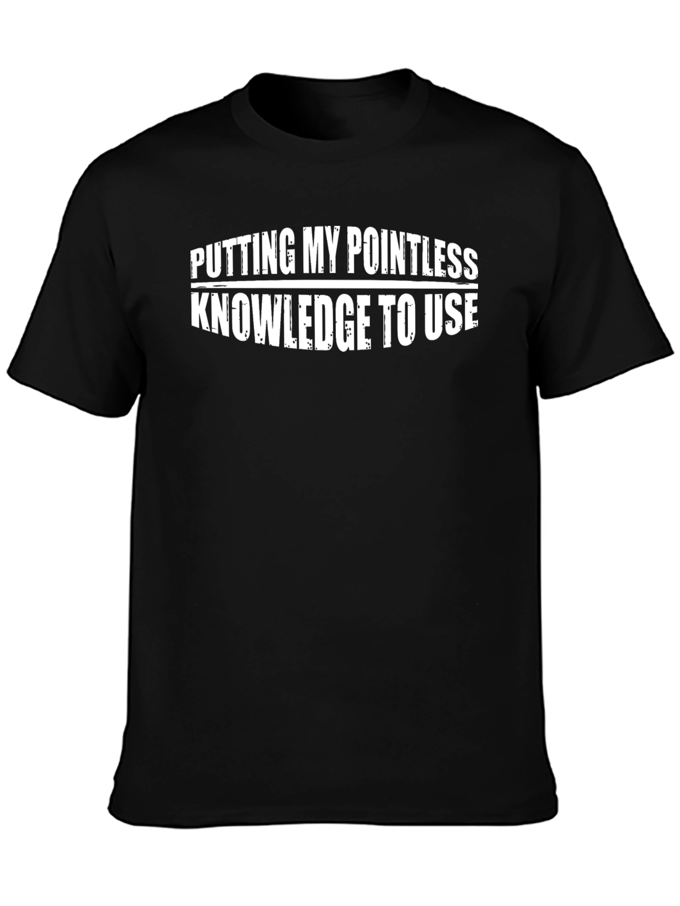 Pointless Knowledge T-Shirt - Funny Slogan Tee
