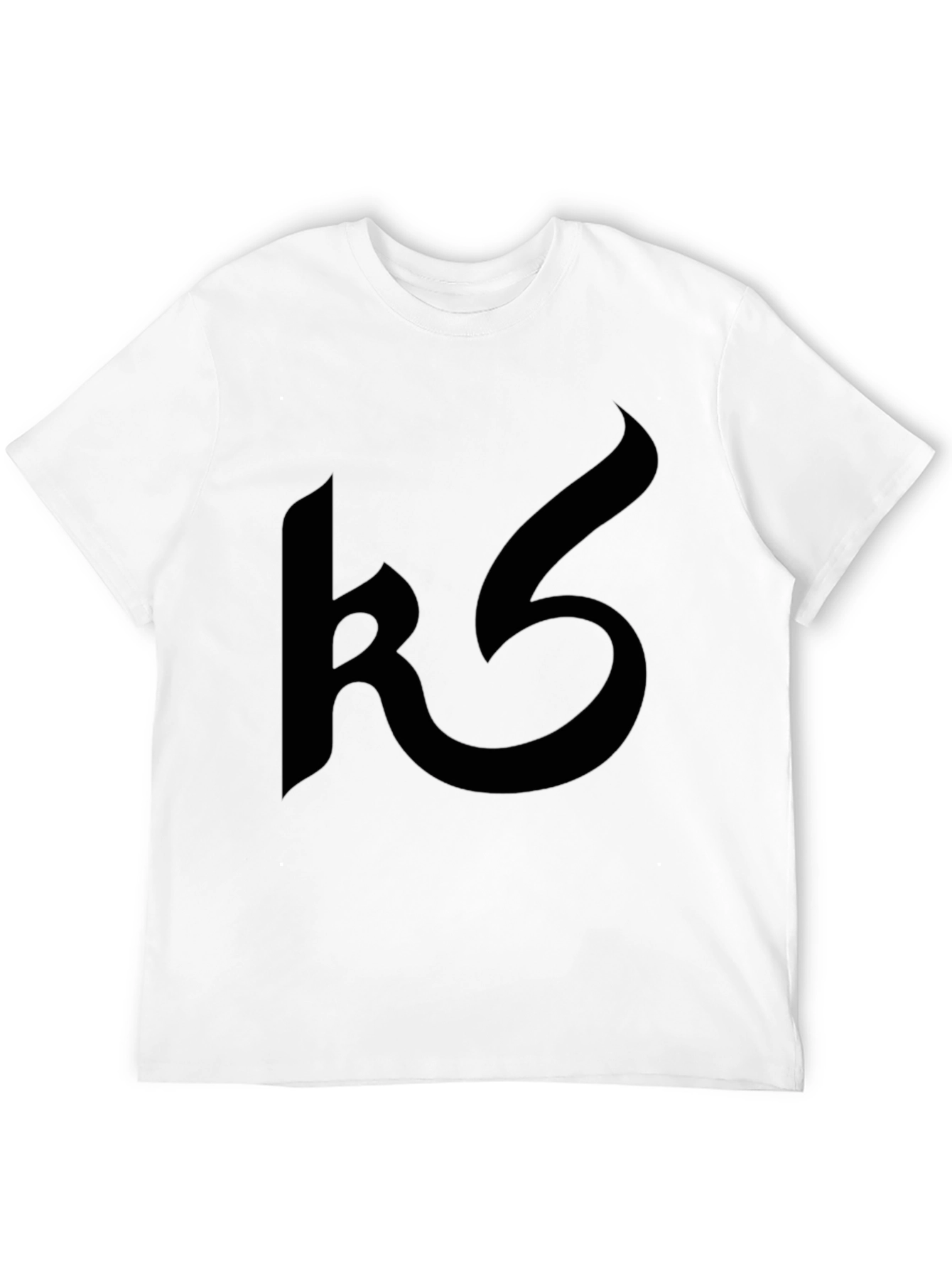 Black Graphic Tee - Gothic Style Logo