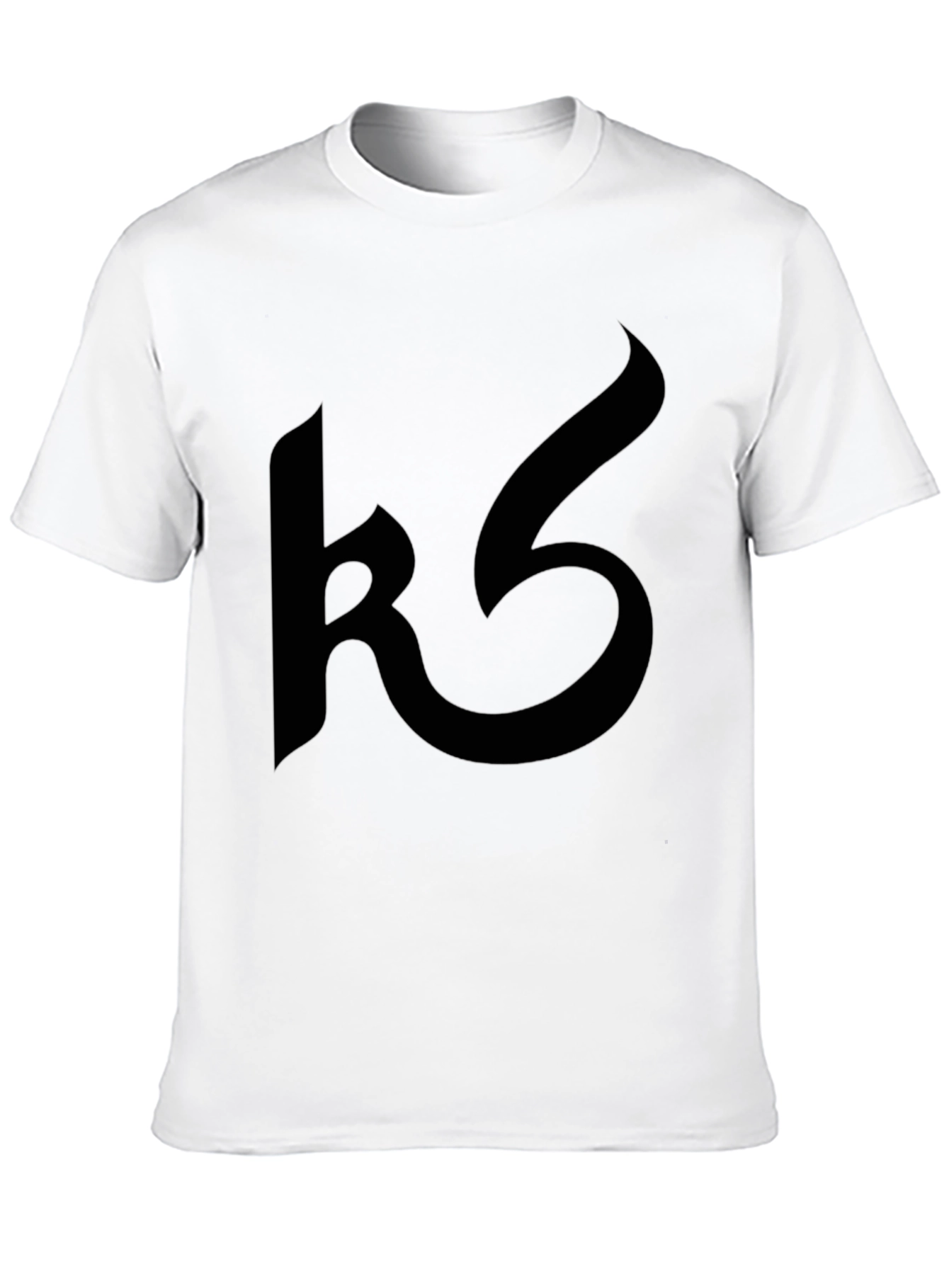 Black Graphic Tee - Gothic Style Logo