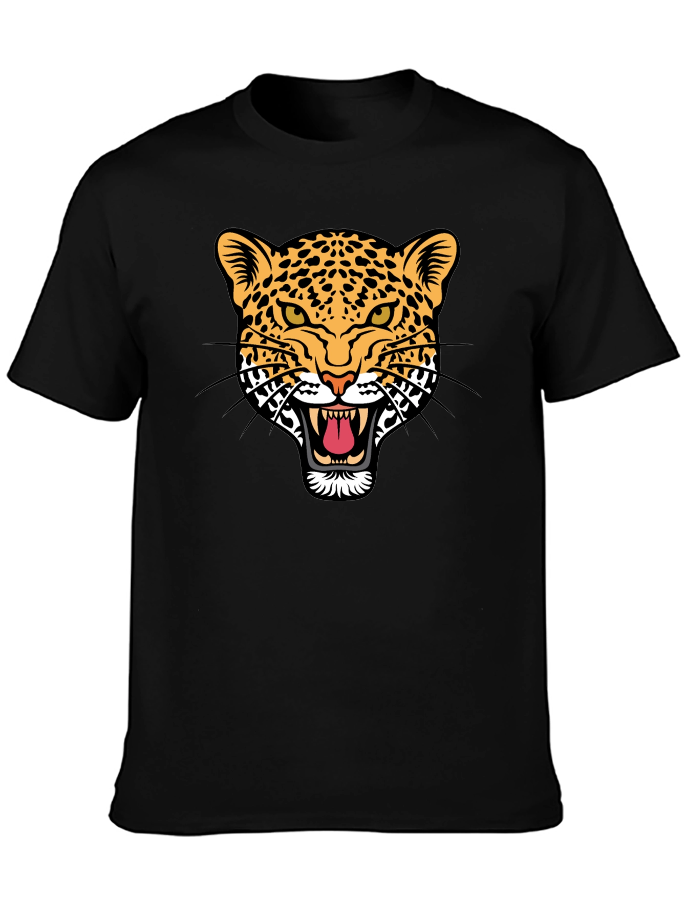 Bold Leopard Graphic T-Shirt